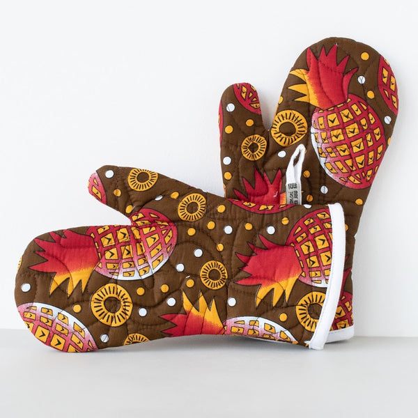 Oven Mitt & Spoon Set  Screen Print – Amani ya Juu