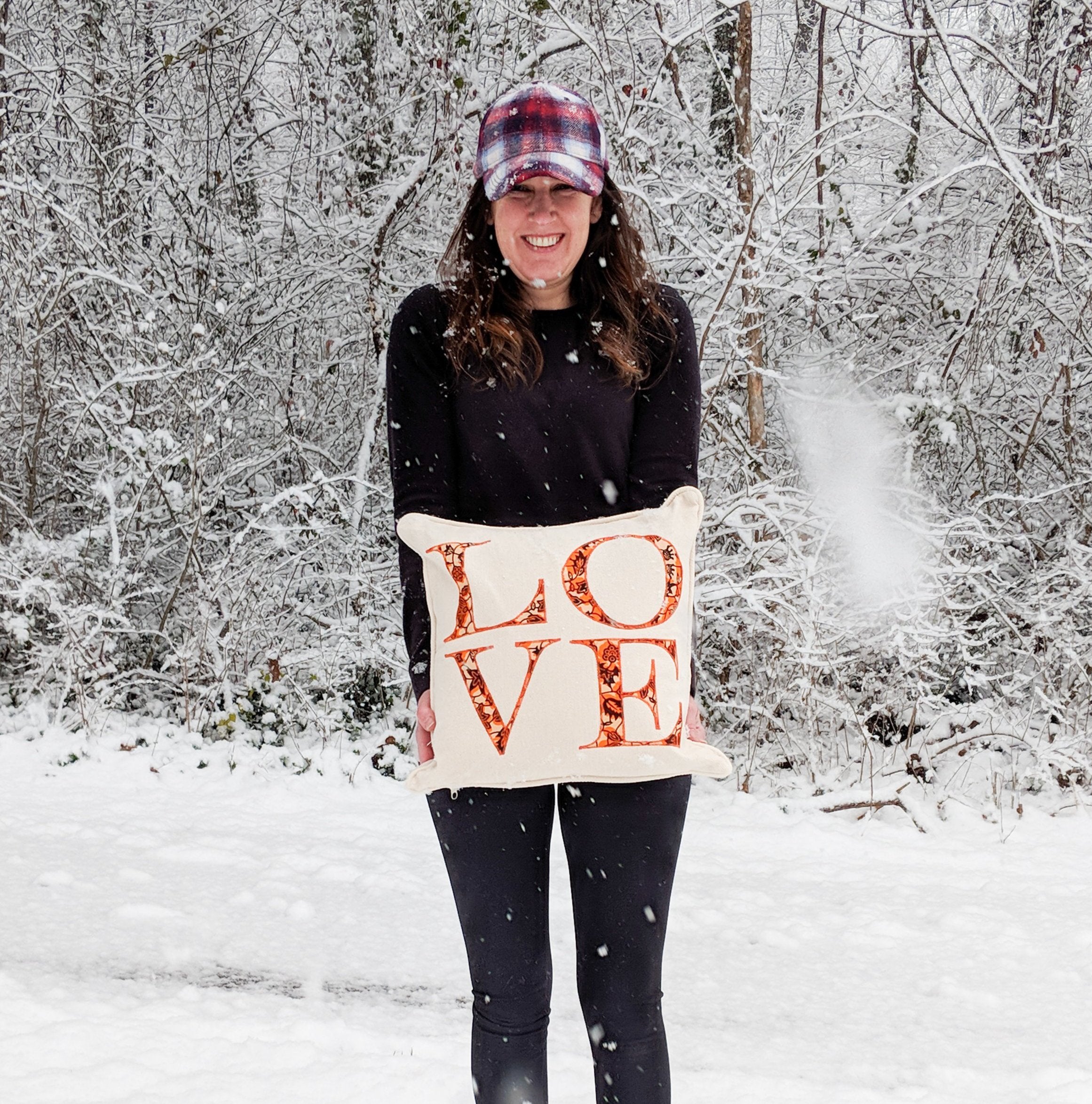 LOVE Pillow - Kenyan materials and design for a fair trade social enterprise
