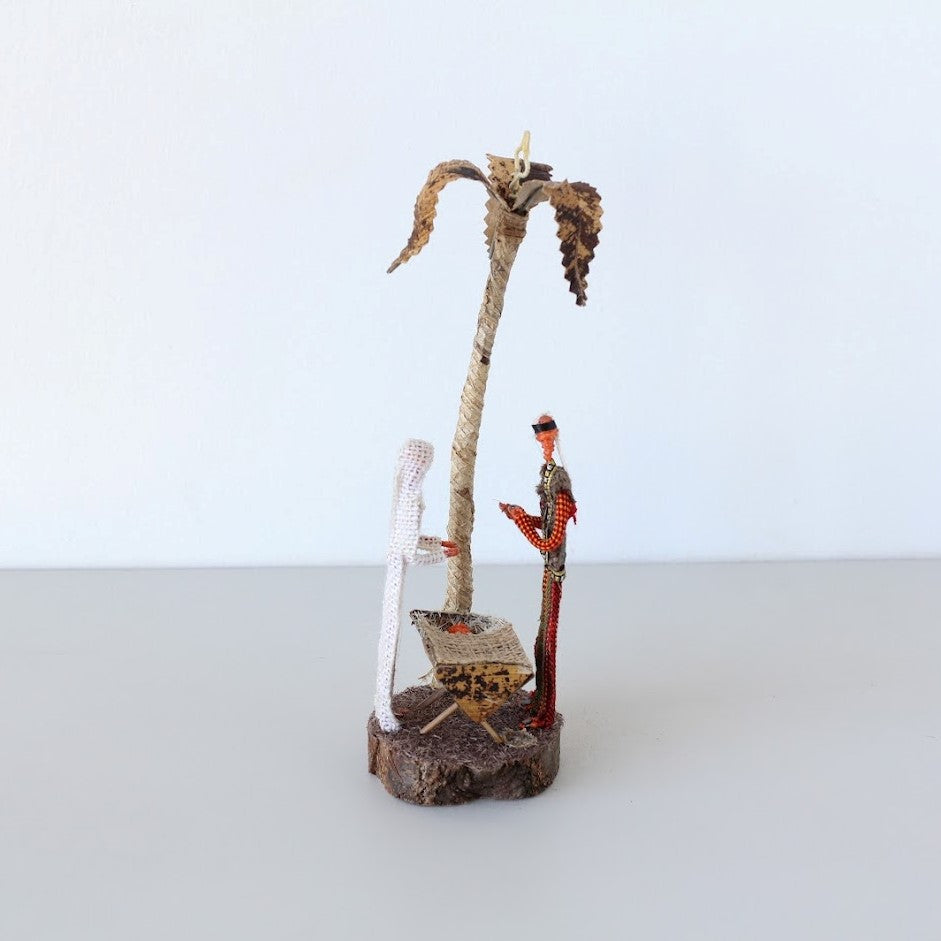 Palm Nativity: handmade from banana leaf fiber and sisal by African artisans in Kenya for a fair trade social enterprise