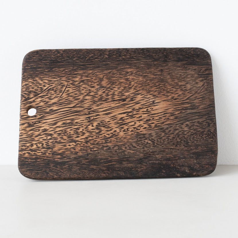 Palm or coconut wood cutting board