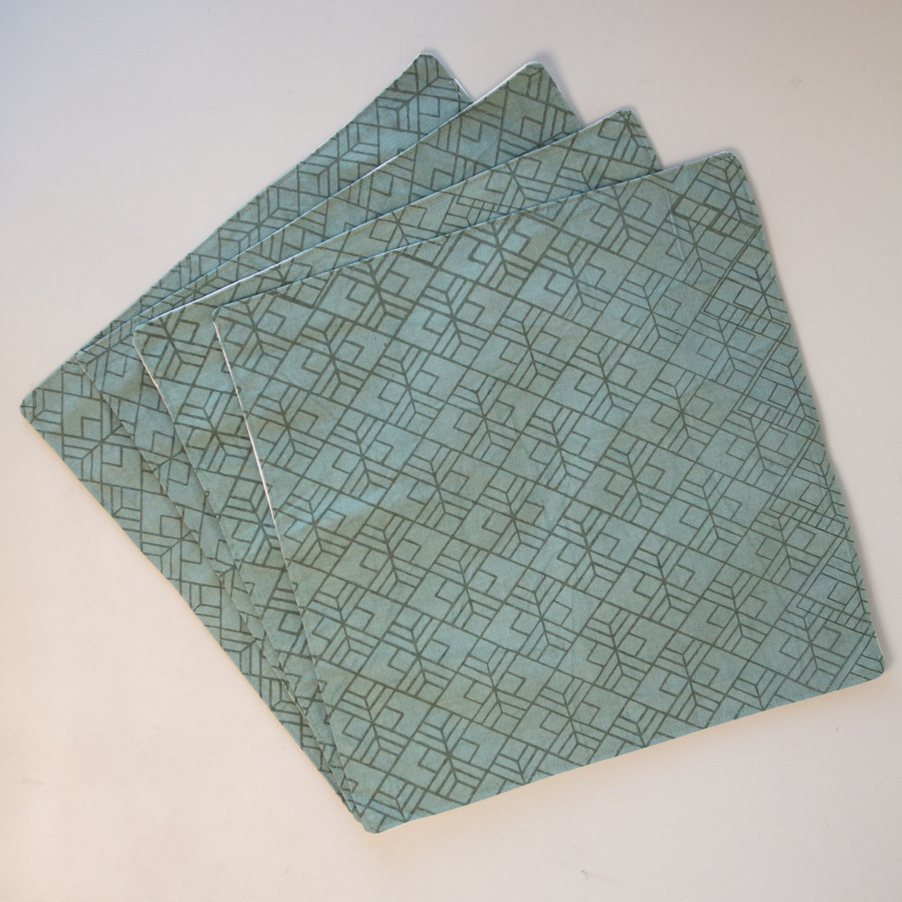 Turkish Diamonds Placemat Set - handmade by the women of Amani Kenya for a Fair Trade boutique