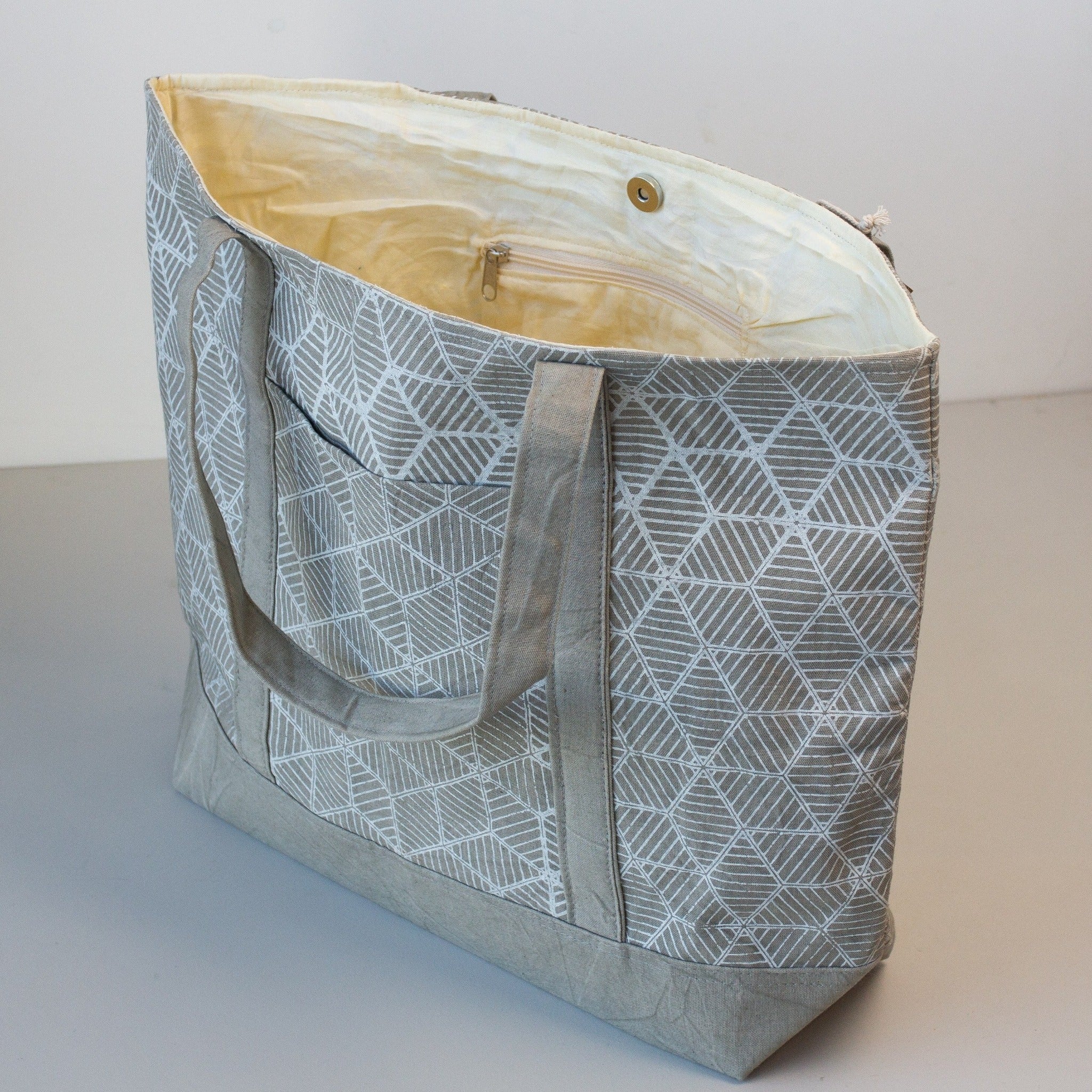 Kenya Canvas Tote - handmade by the women of Amani Kenya for a Fair Trade social enterprise