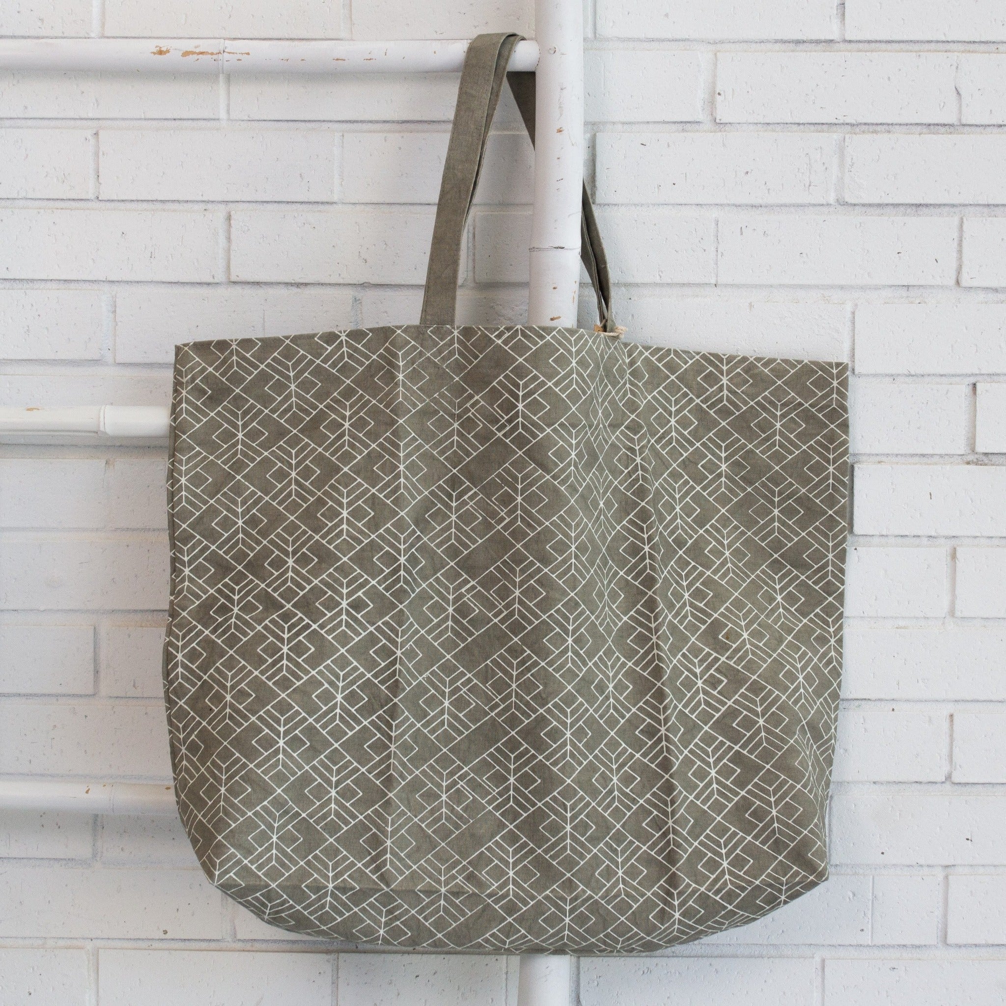 Everyday Canvas Tote- handmade by the women of Amani Kenya for a Fair Trade social enterprise
