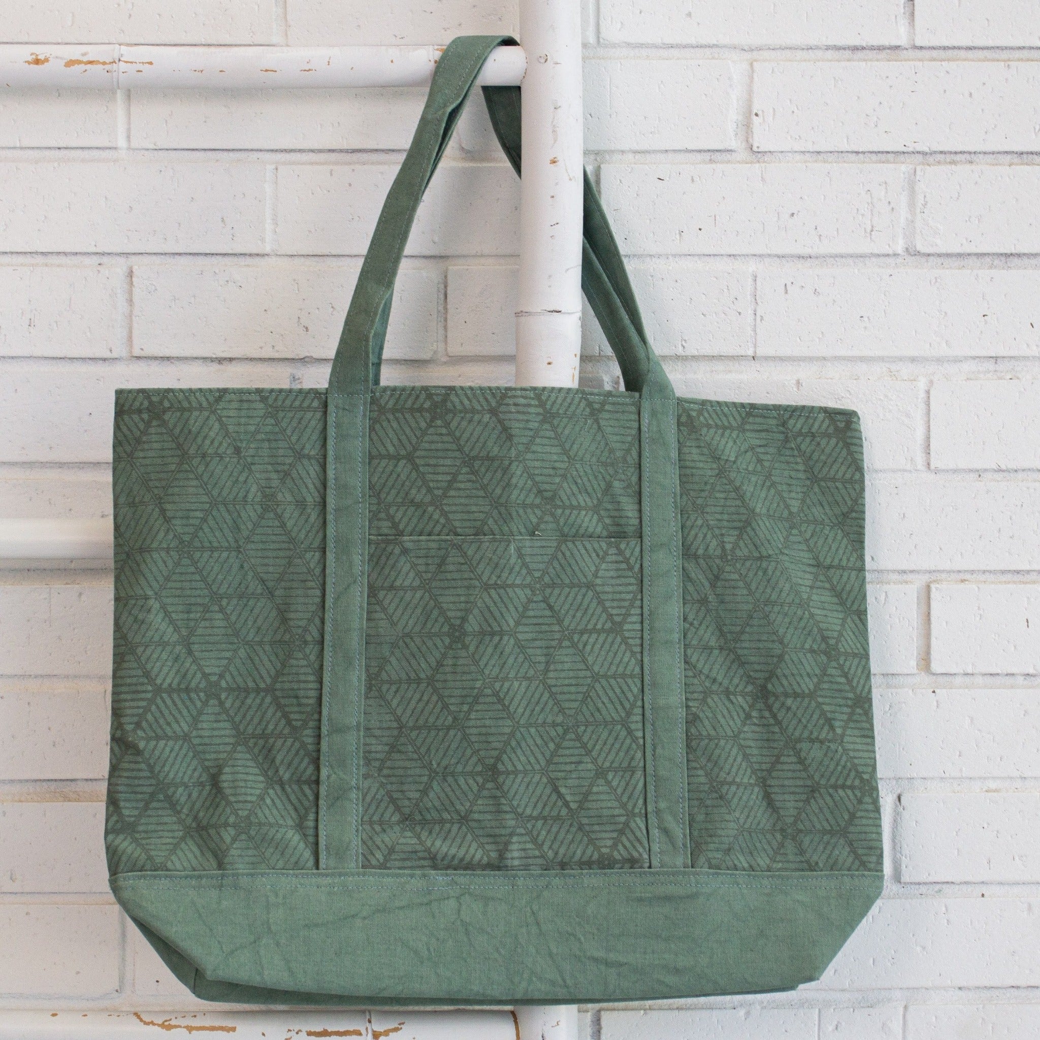 Kenya Canvas Tote - handmade by the women of Amani Kenya for a Fair Trade social enterprise