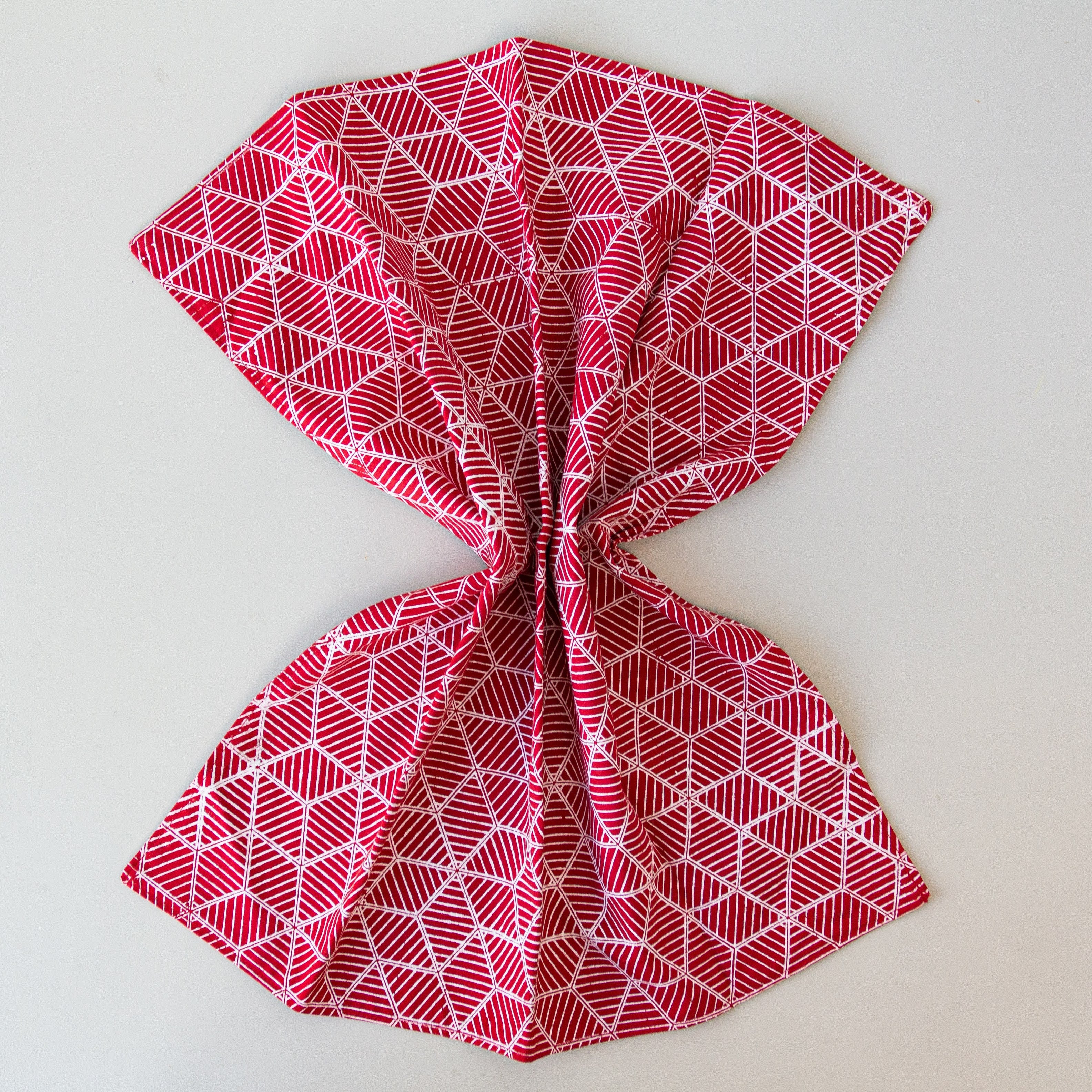 Christmas Tea Towel Set - handmade by the women of Amani using Kenyan materials for a Fair Trade social enterprise