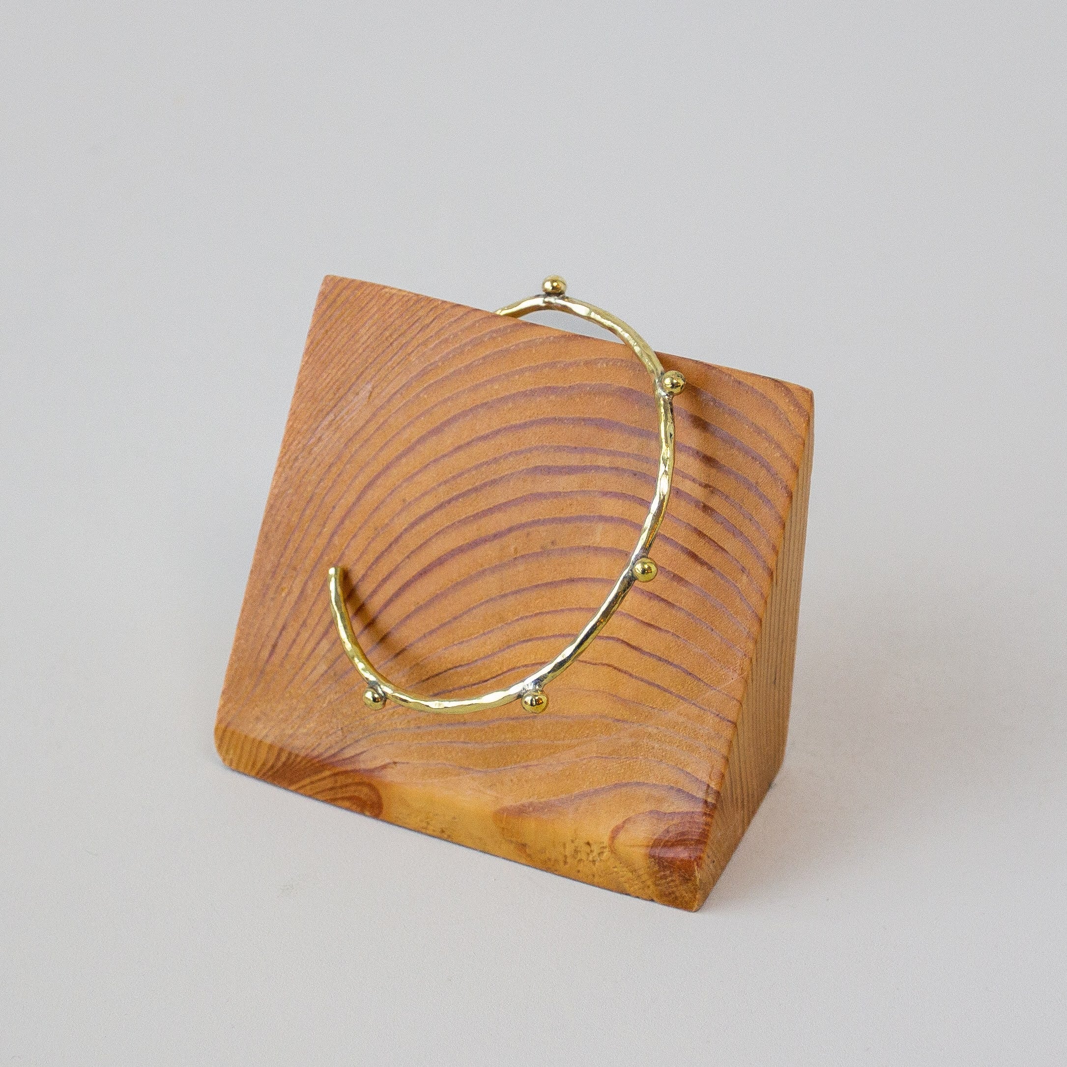 Thin Brass Cuff - handmade by Kenyan market artisans for a Fair Trade boutique