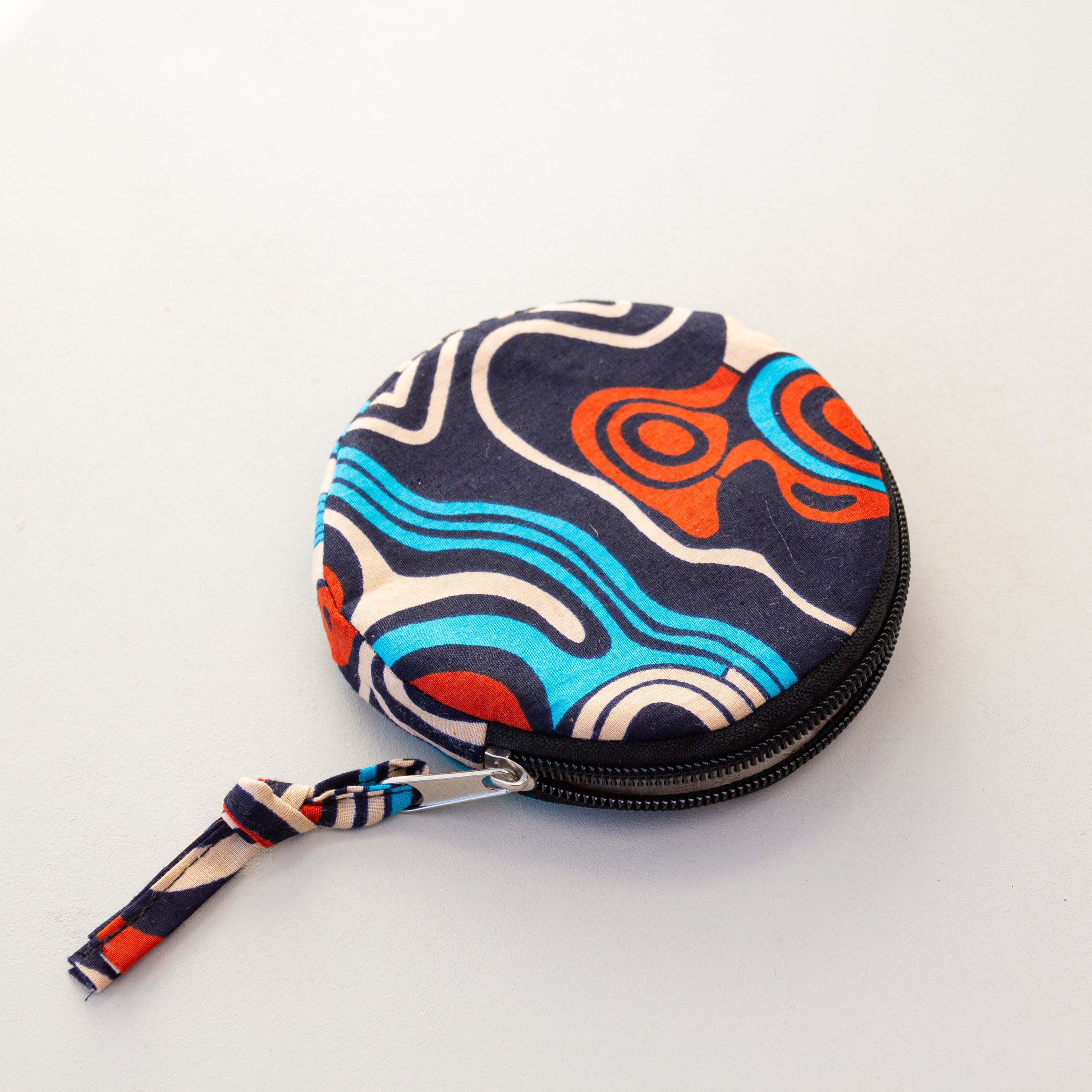 Round Pouch - handmade by the women of Uganda using local materials for a Fair Trade boutique