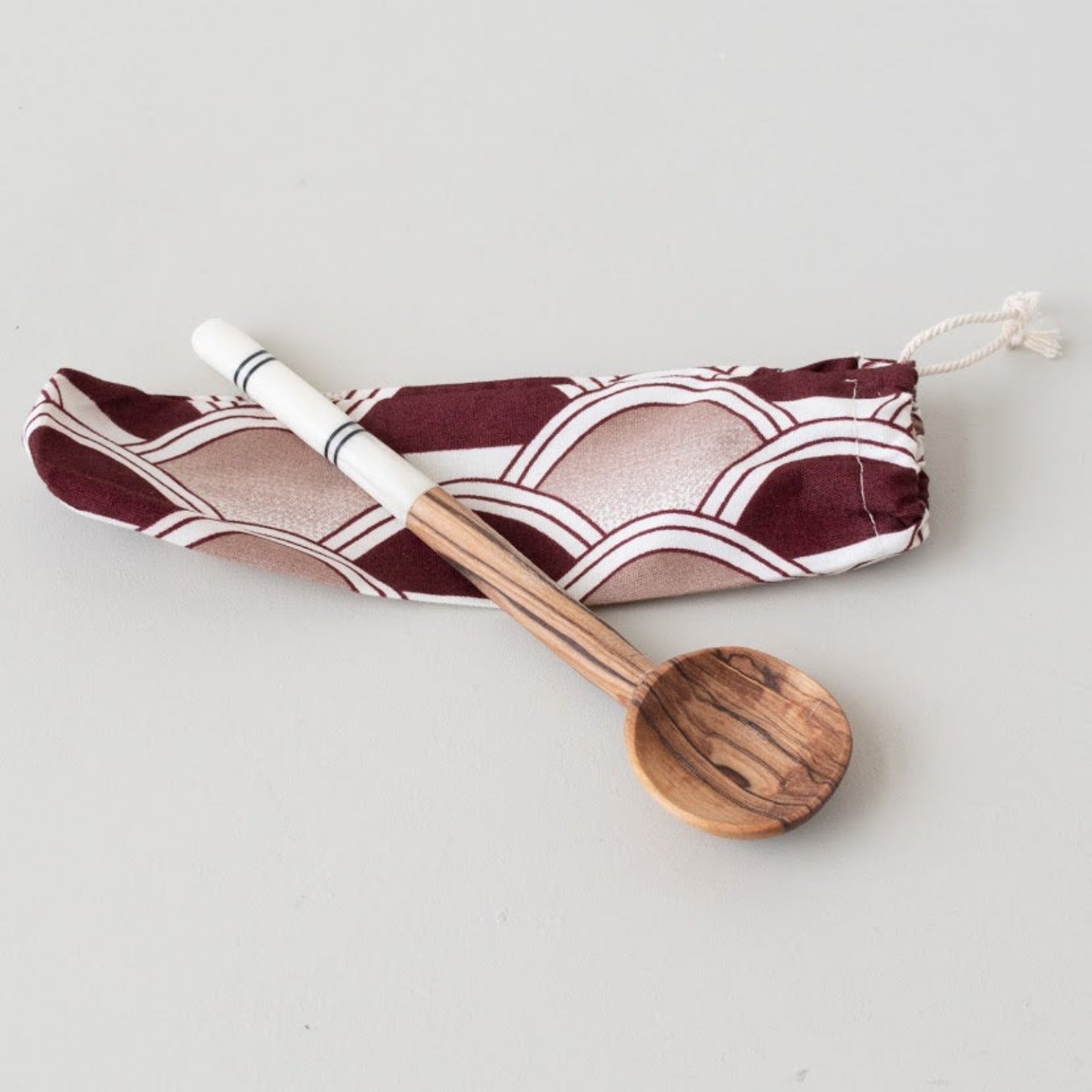 Kenya Olivewood & Bone Spoon- made for a fair trade social enterprise