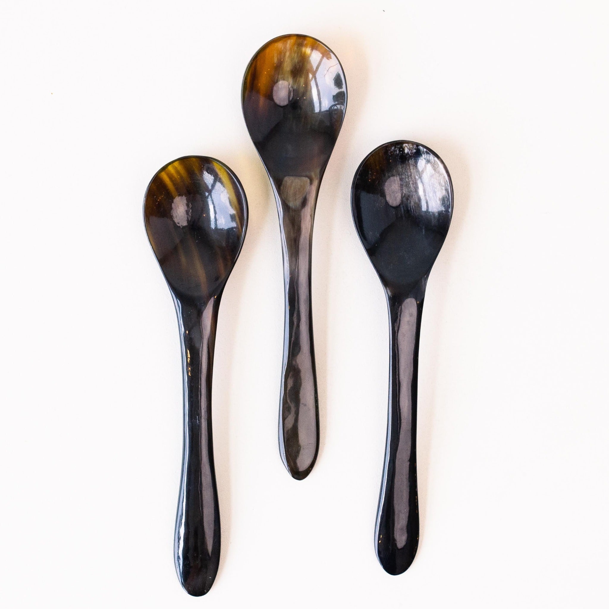 Cow Horn Spoon - handmade by market artisans using Kenyan materials for a Fair Trade boutique
