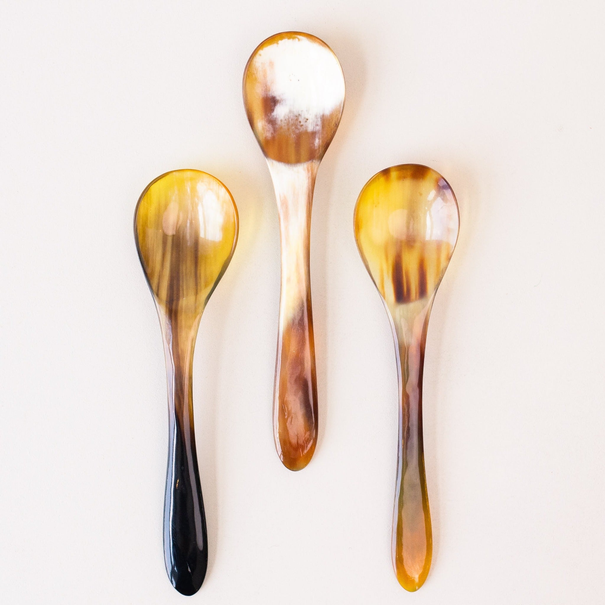 Cow Horn Spoon - handmade by market artisans using Kenyan materials for a Fair Trade boutique