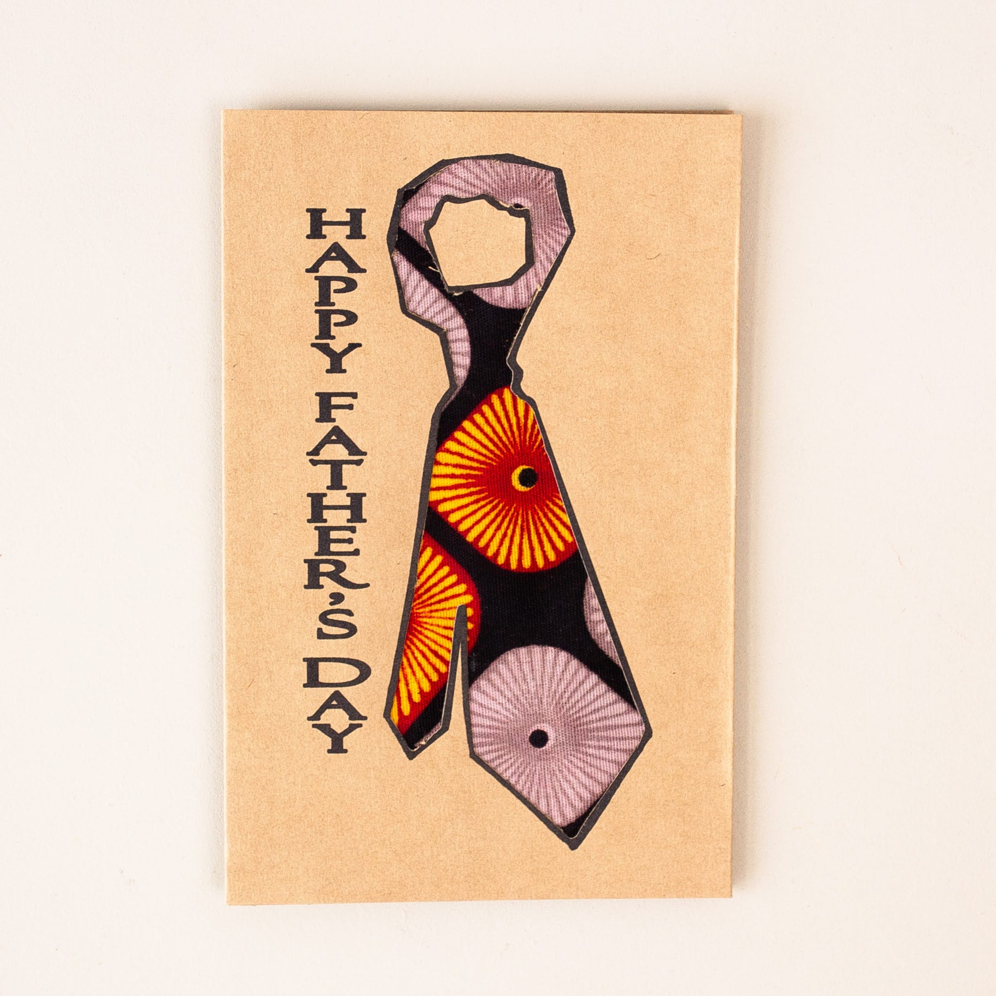 Father's Day Card - Kenyan materials and design for a fair trade social enterprise