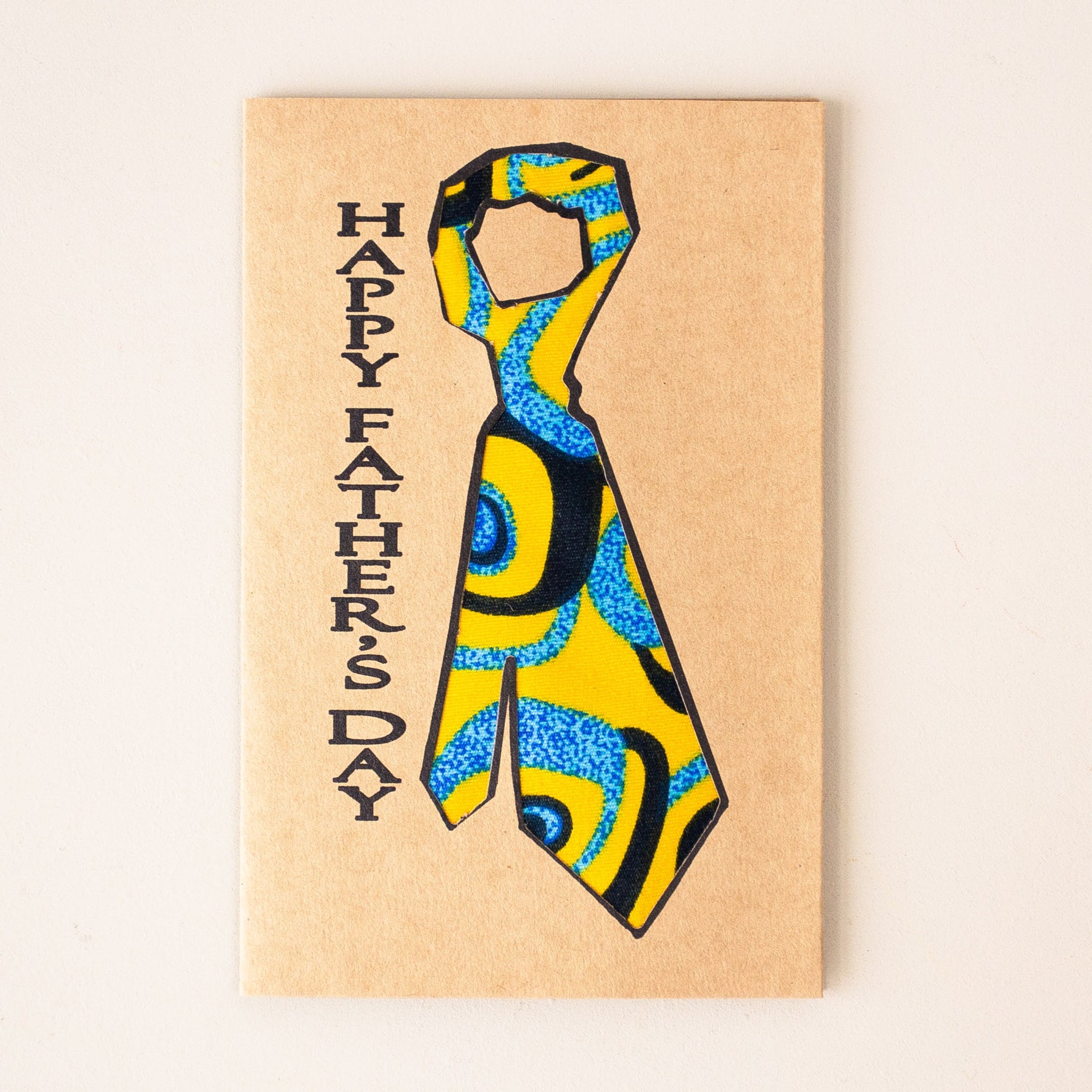 Father's Day Card - Kenyan materials and design for a fair trade social enterprise
