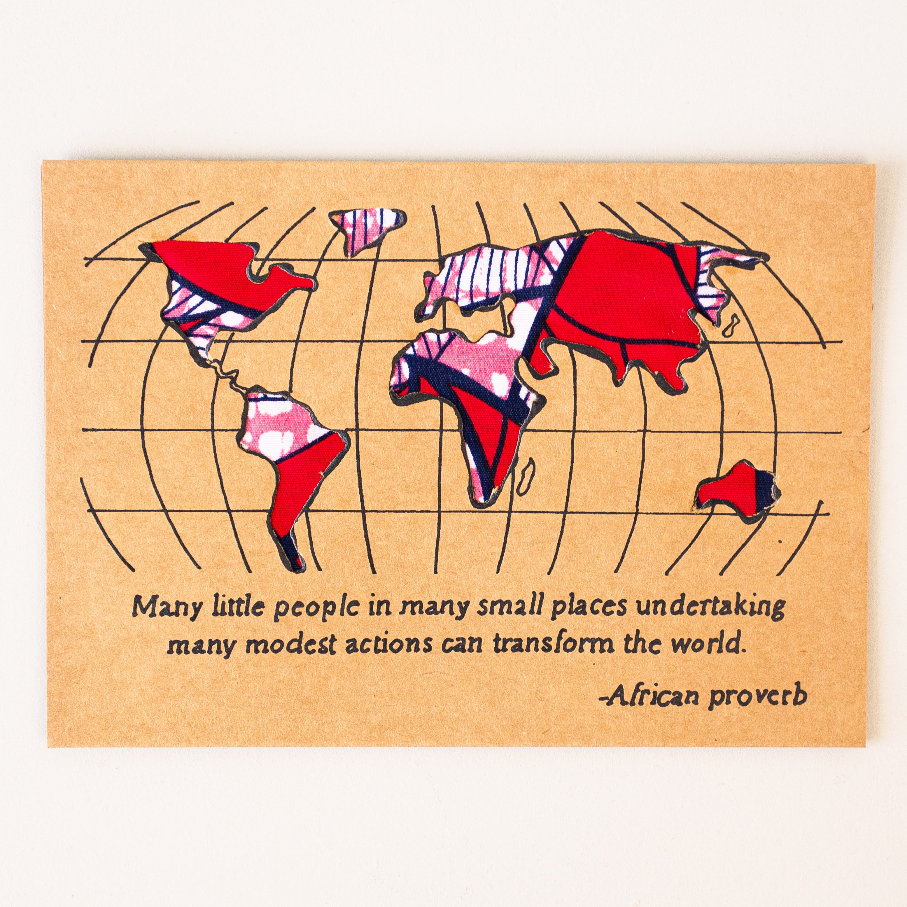 World Card - Kenyan materials and design for a fair trade social enterprise