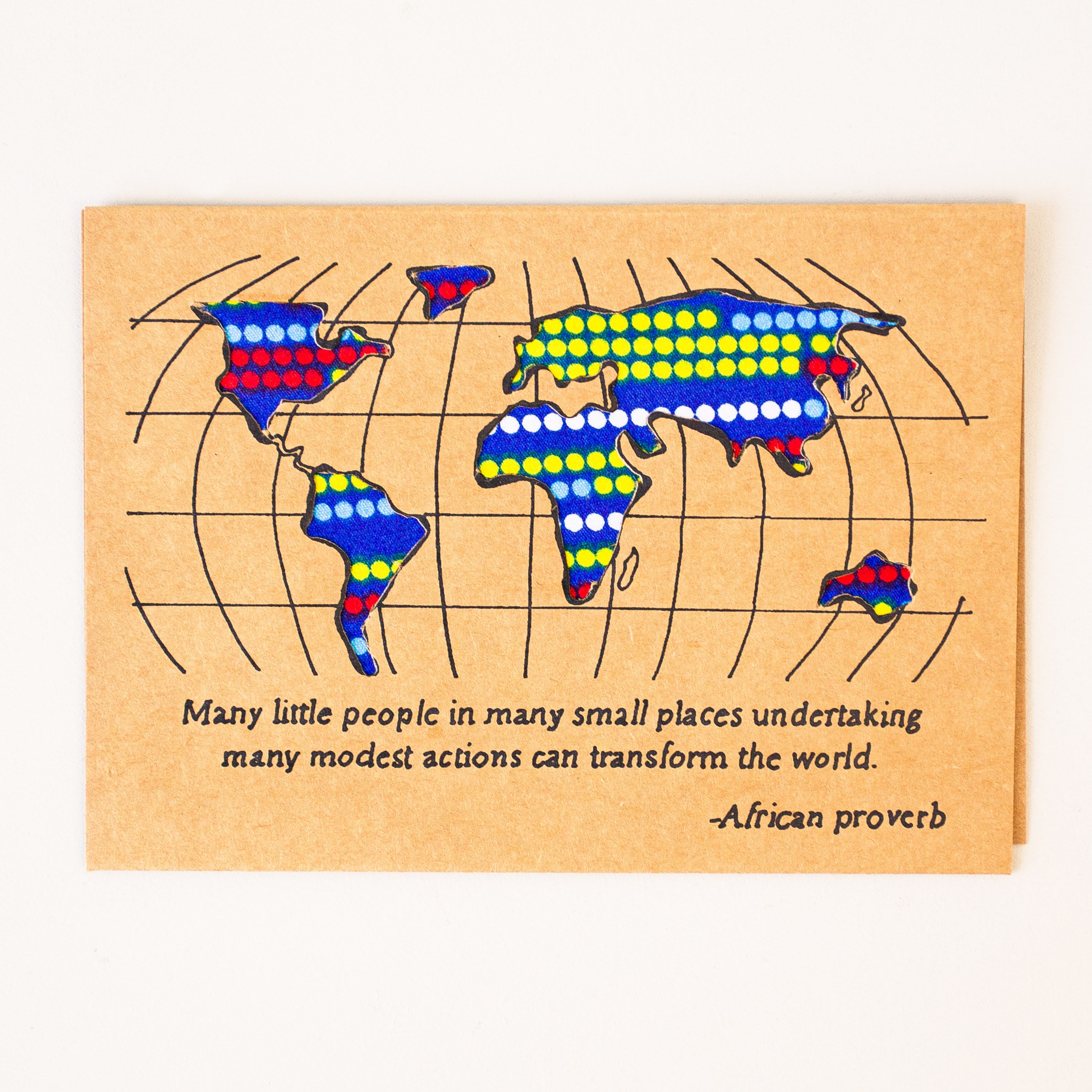 World Card - Kenyan materials and design for a fair trade social enterprise