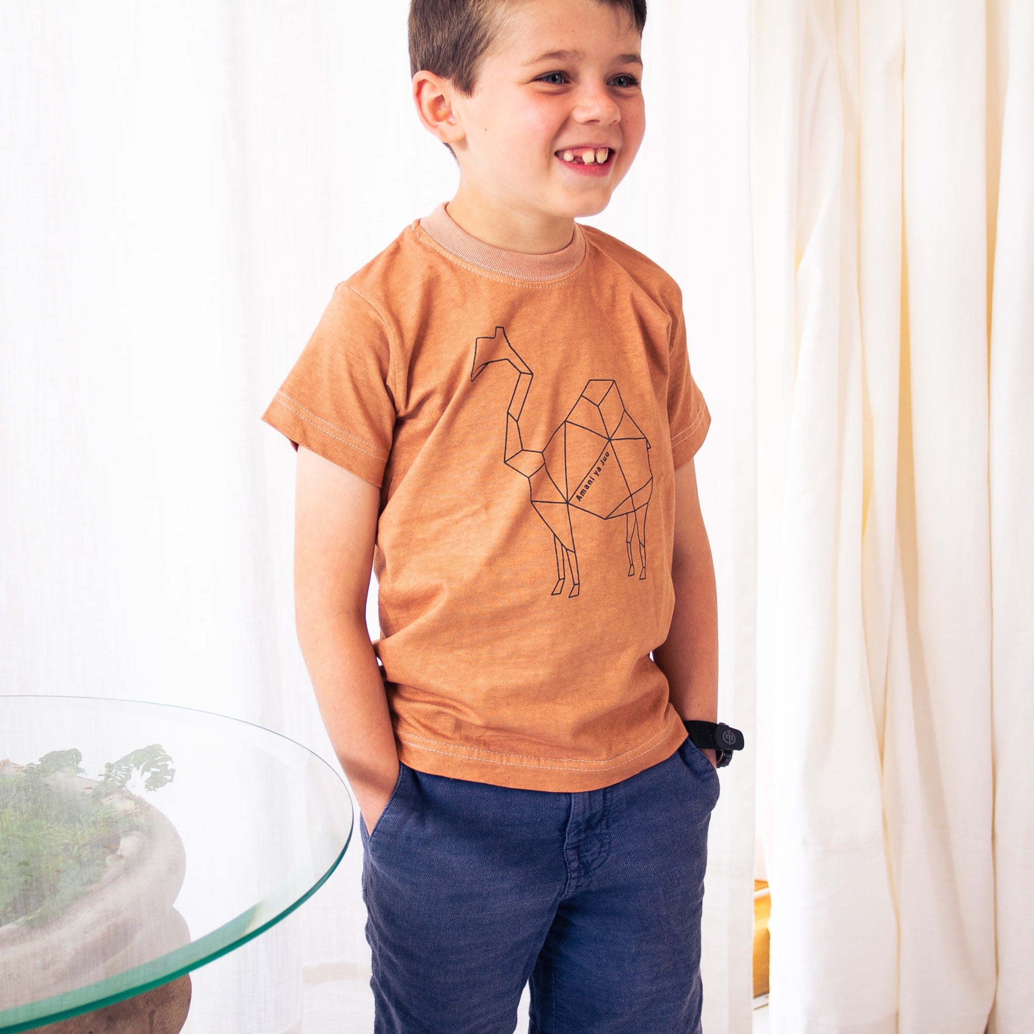 Cheza Child T-Shirt - Kenyan materials and design for a fair trade boutique