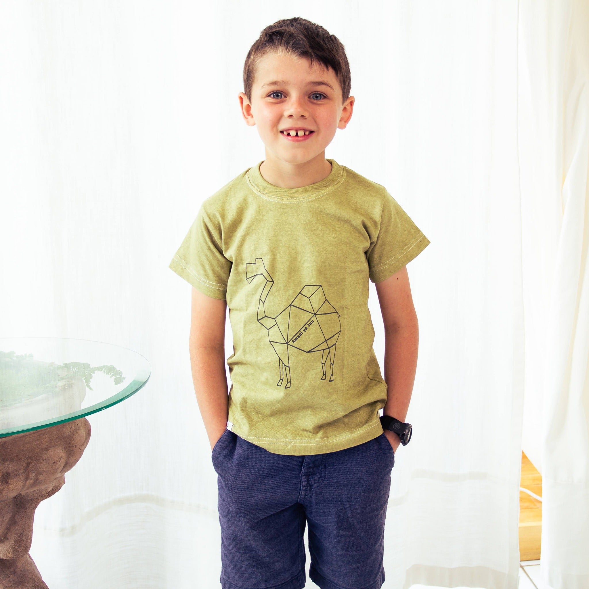 Cheza Child T-Shirt - Kenyan materials and design for a fair trade boutique