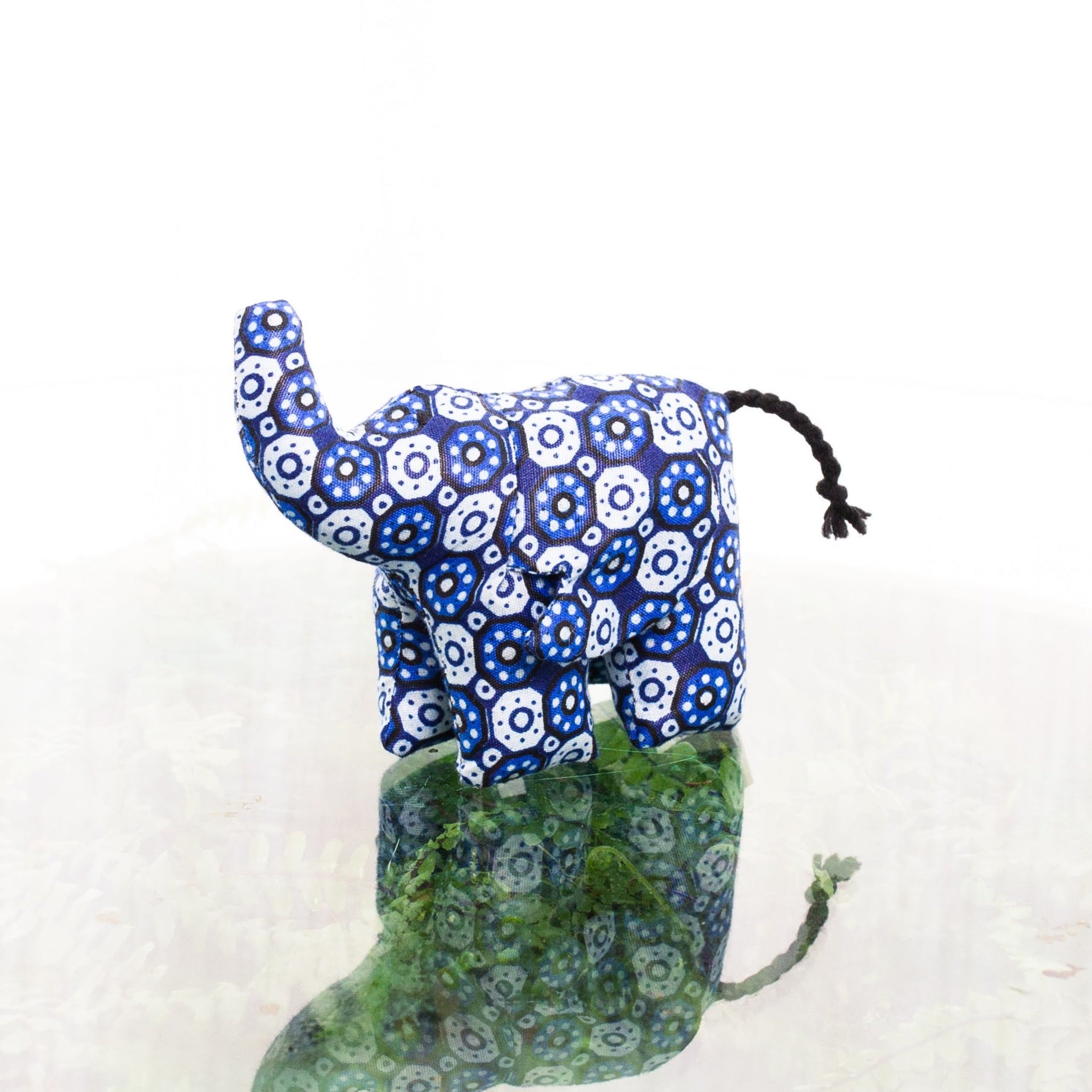 Mini Plush Animals - handmade by the women of Amani Uganda using local materials for a Fair Trade boutique