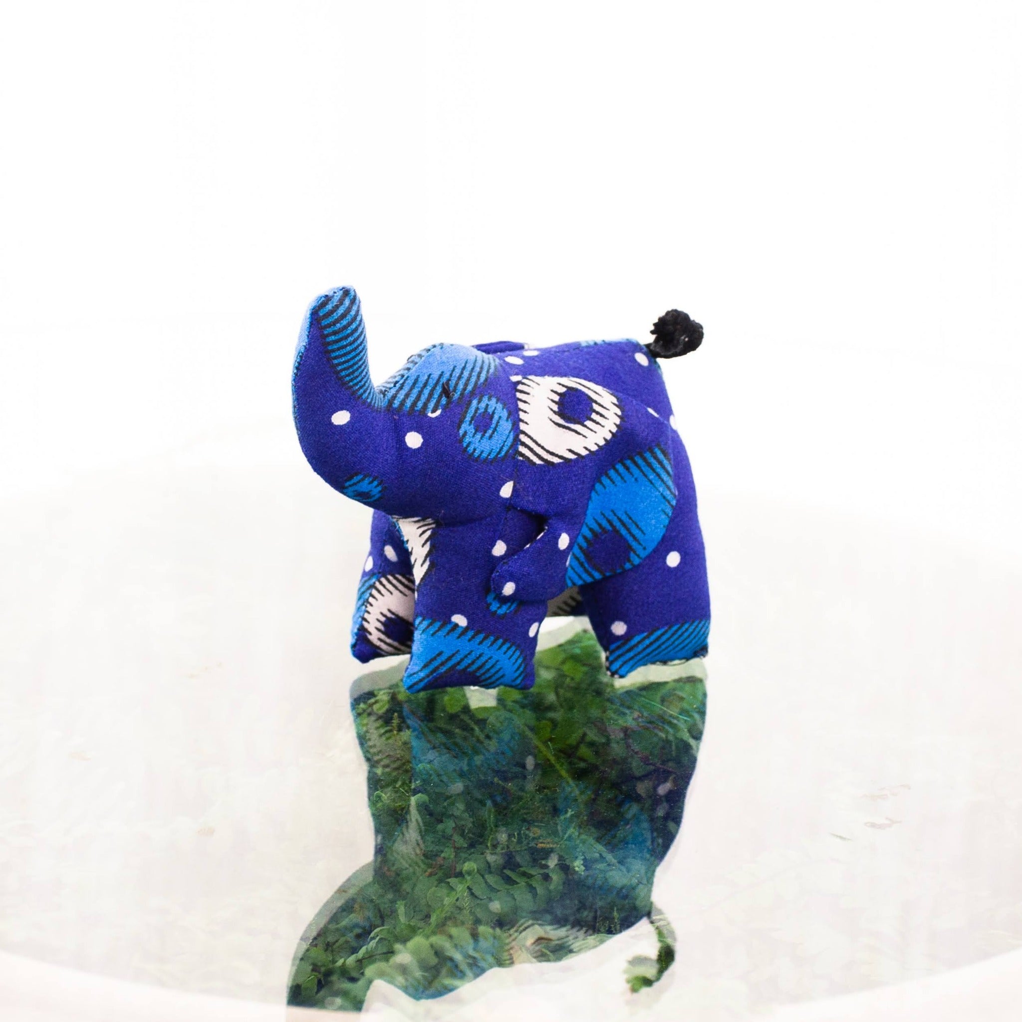 Mini Plush Animals - handmade by the women of Amani Uganda using local materials for a Fair Trade boutique