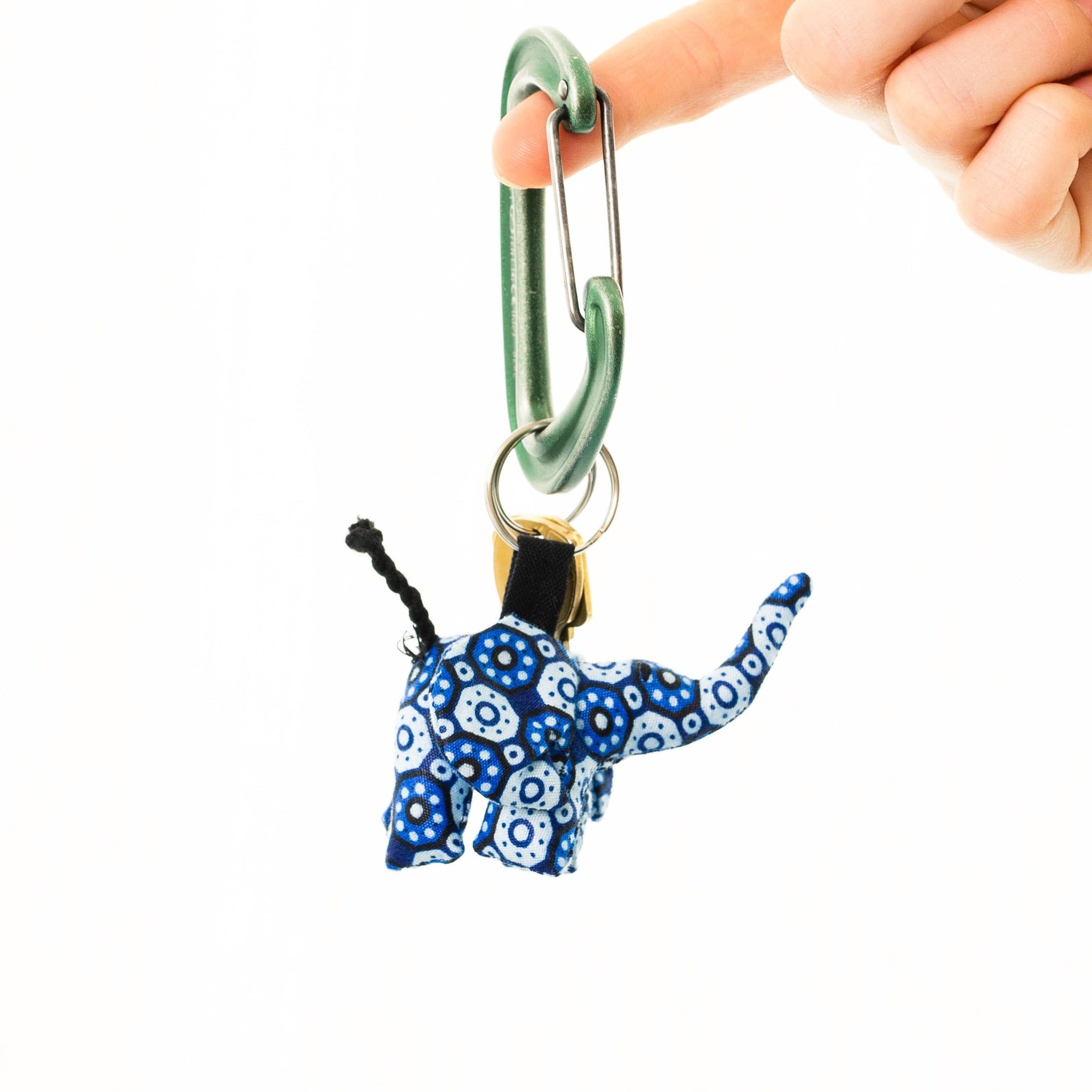 Uganda Animal Keychain - handmade by the women of Amani using Ugandan materials for a Fair Trade boutique