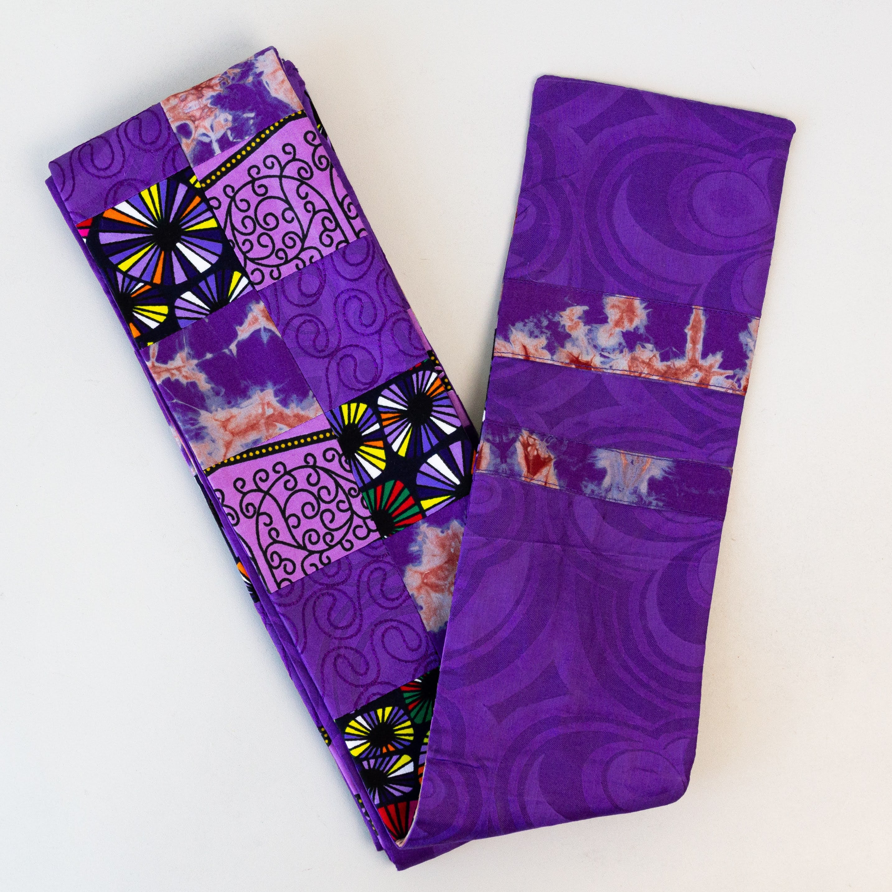 Kitenge Patch Pastor Stole - Kenyan materials and design for a fair trade social enterprise