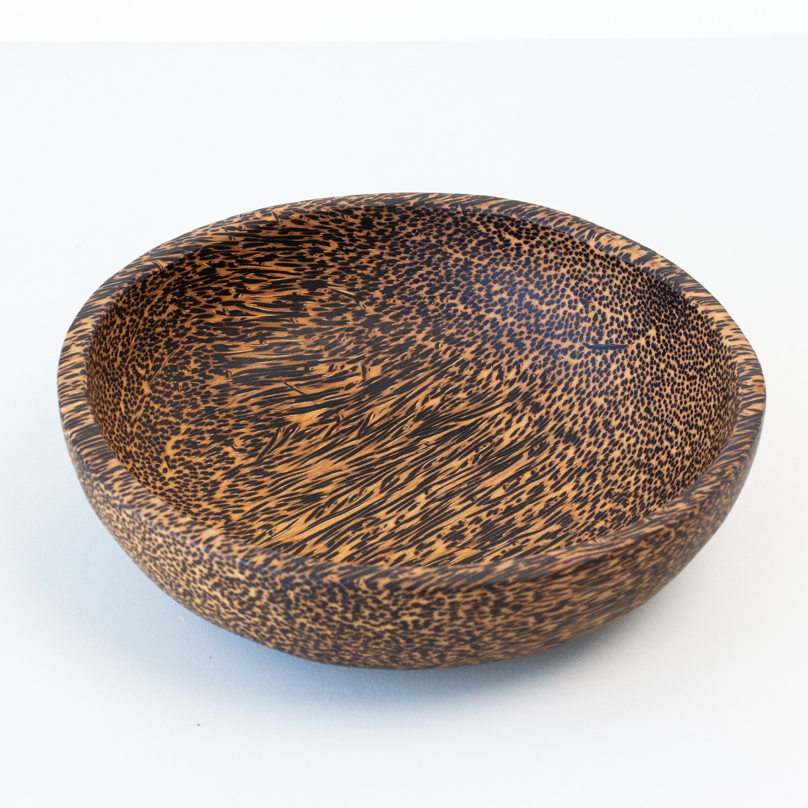 Palm Wood Bowl - handcrafted using local Kenyan palm wood by market artisans for a Fair Trade boutique