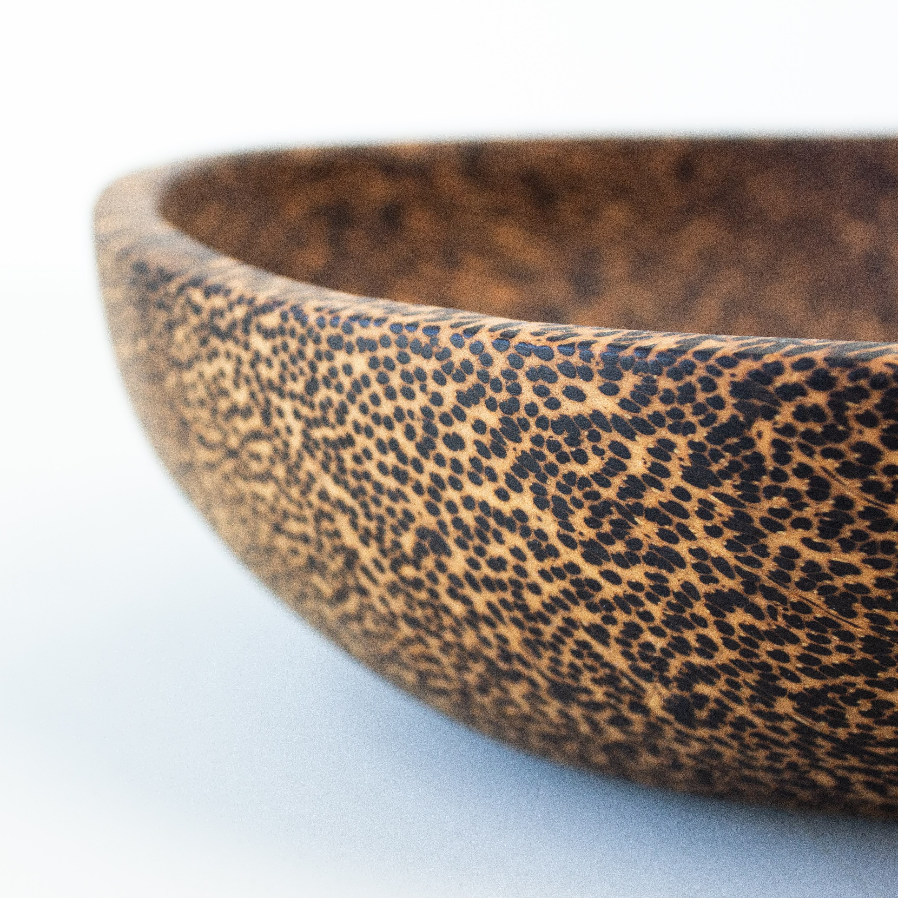 Palm Wood Bowl - handcrafted using local Kenyan palm wood by market artisans for a Fair Trade boutique