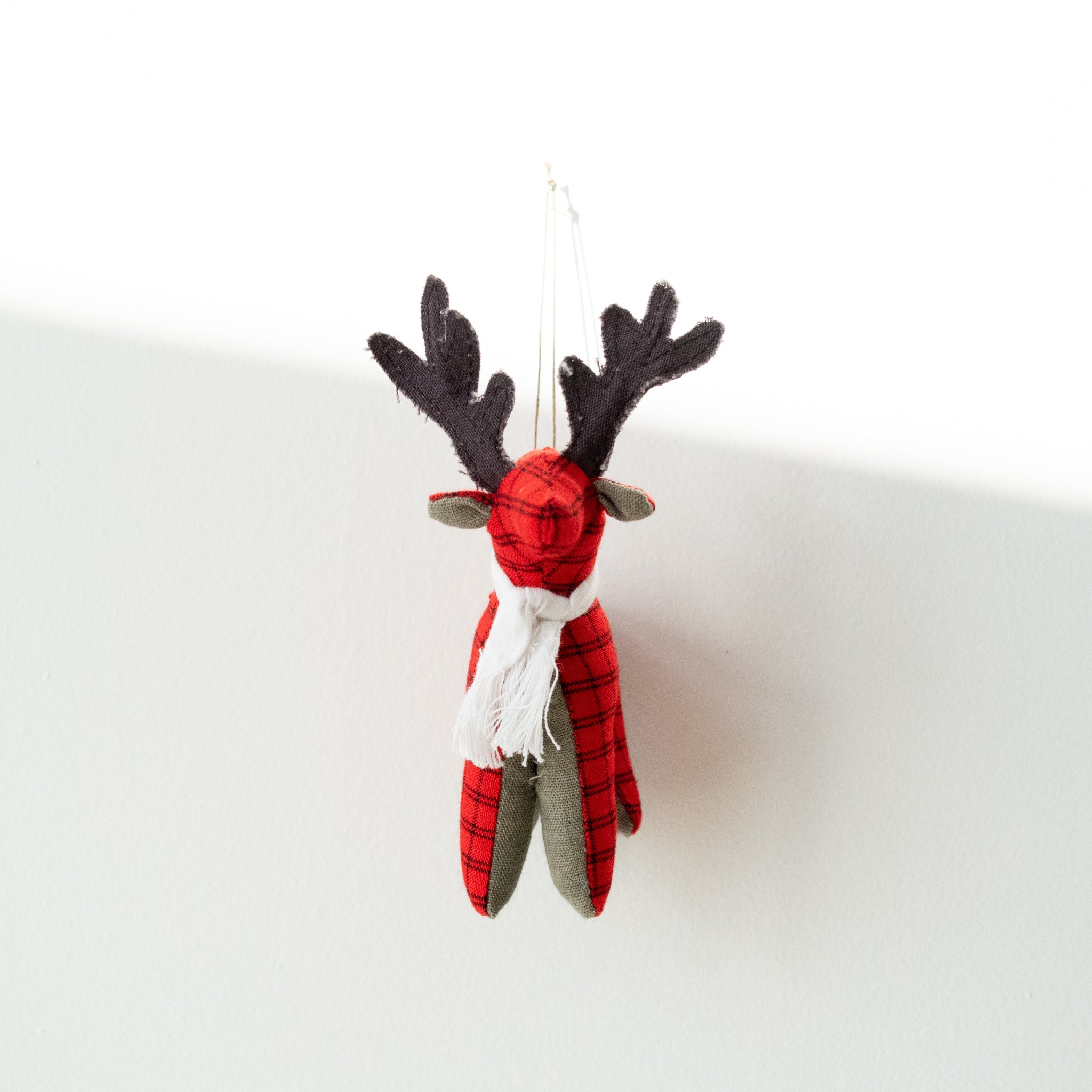 Maasai Reindeer Ornament- handmade by the women of Amani using Kenyan materials for a fair trade social enterprise