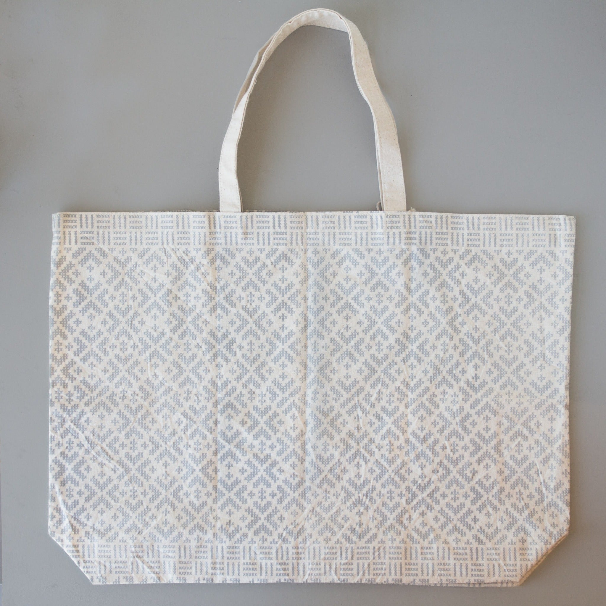 Everyday Canvas Tote- handmade by the women of Amani Kenya for a Fair Trade social enterprise