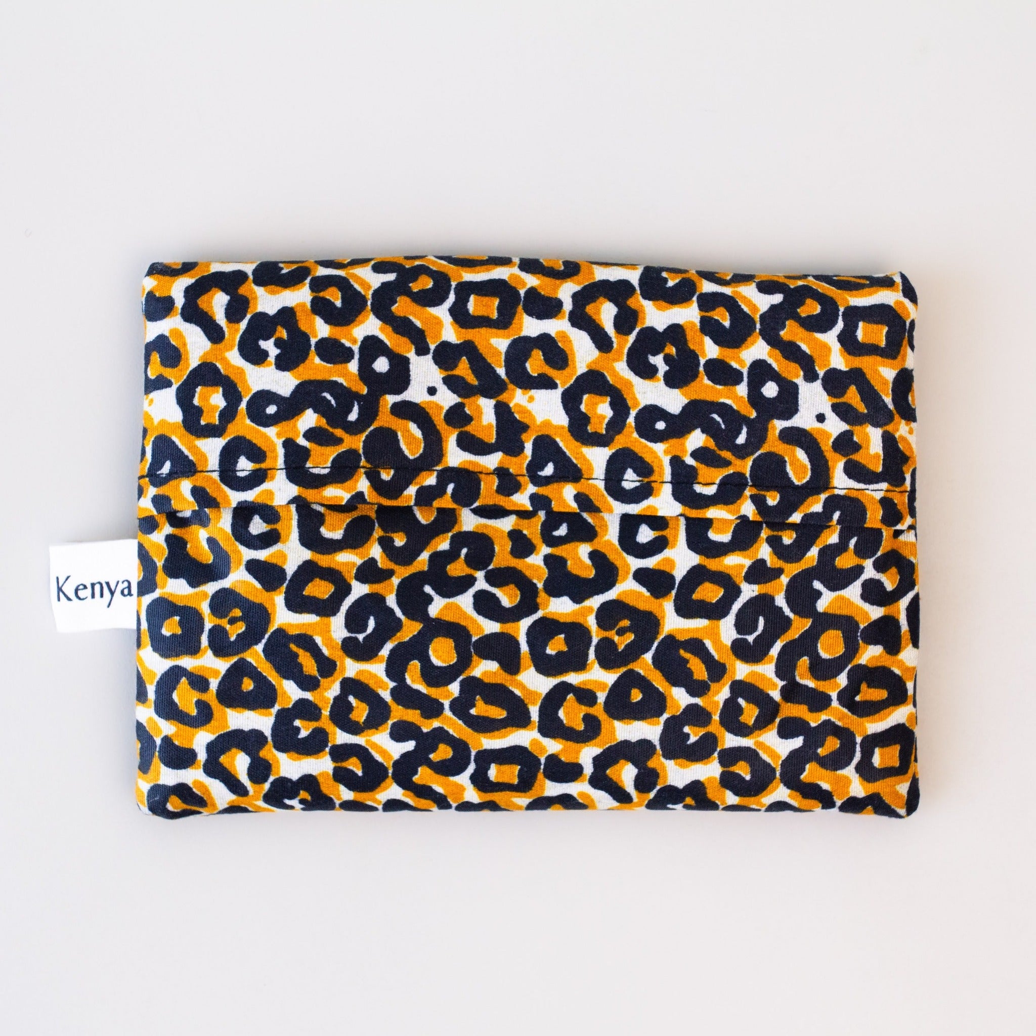 Folded Shopping Tote - handmade by the women of Amani using Kenyan materials for a Fair Trade social enterprise