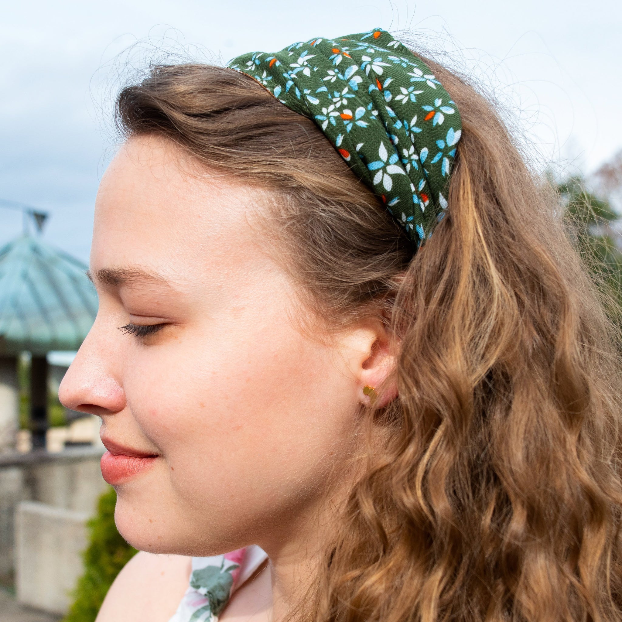Folded Headband - Kenyan materials and design for a fair trade social enterprise