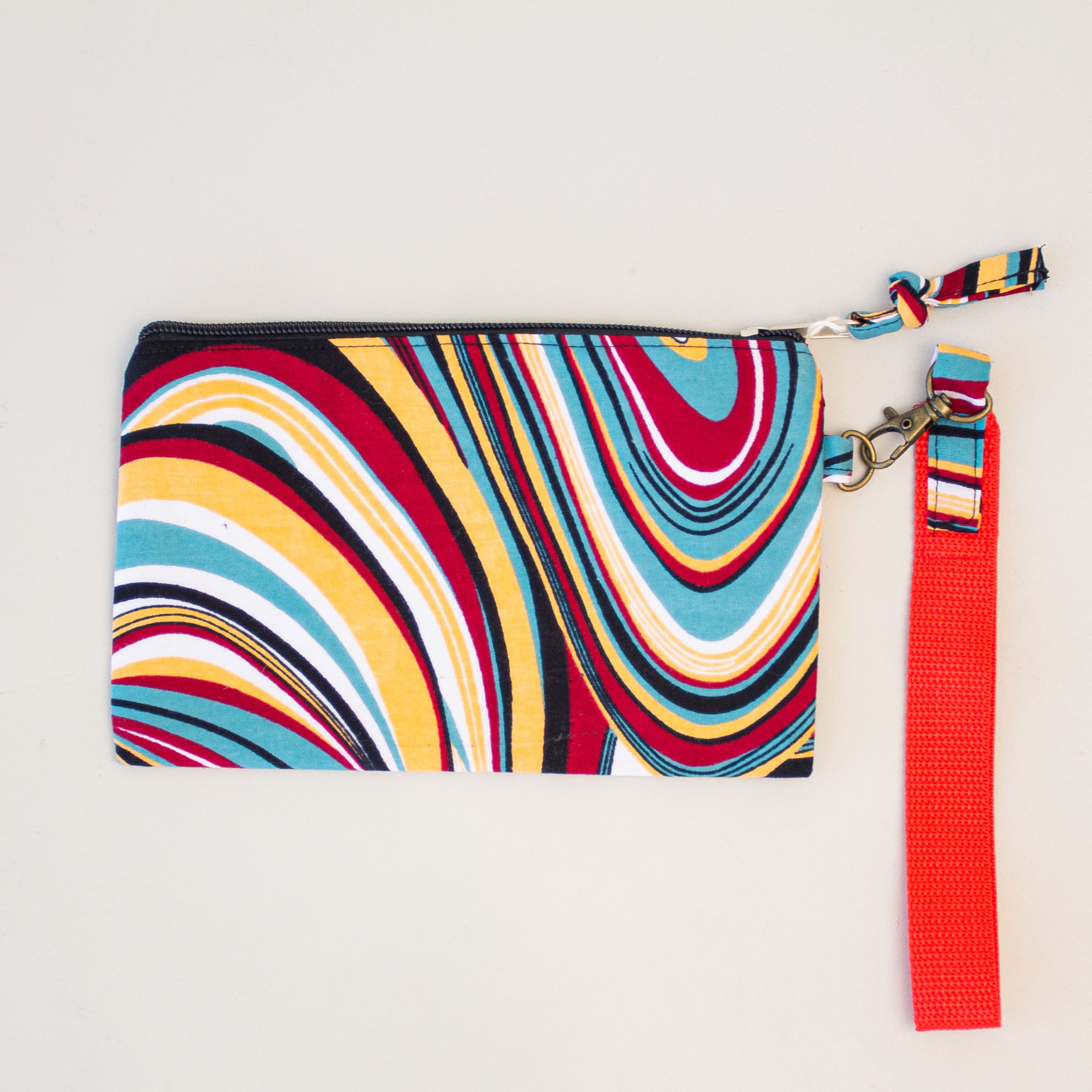 Uganda Wristlet - handmade by the women of Amani using Ugandan materials for a Fair Trade boutique