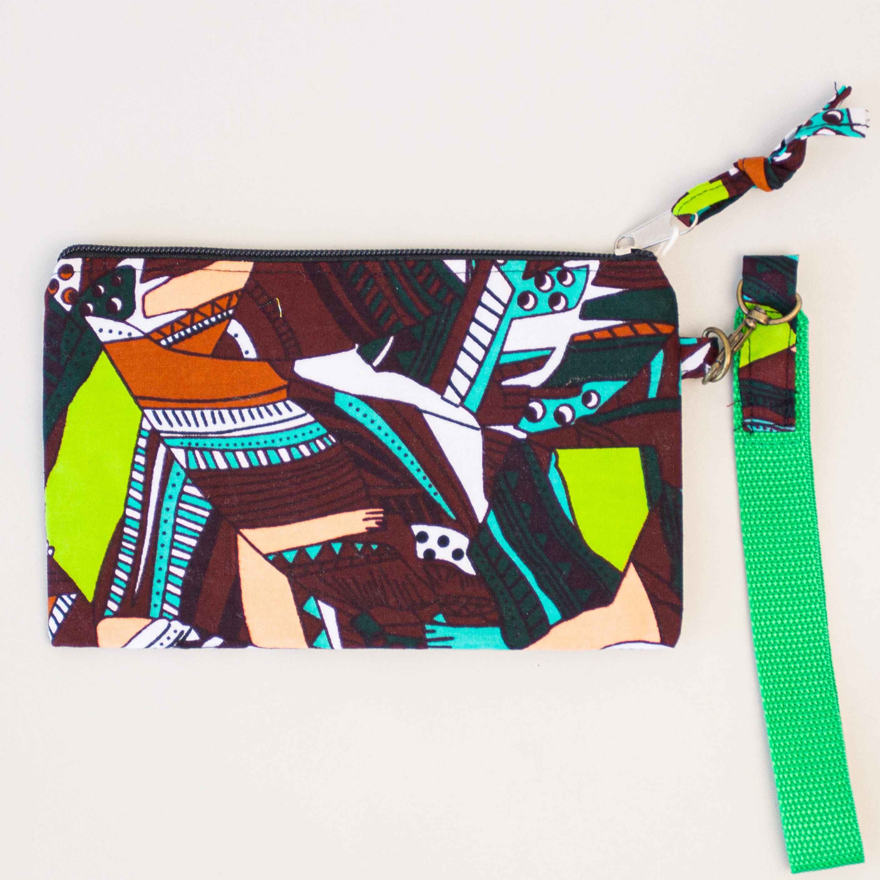 Uganda Wristlet - handmade by the women of Amani using Ugandan materials for a Fair Trade boutique