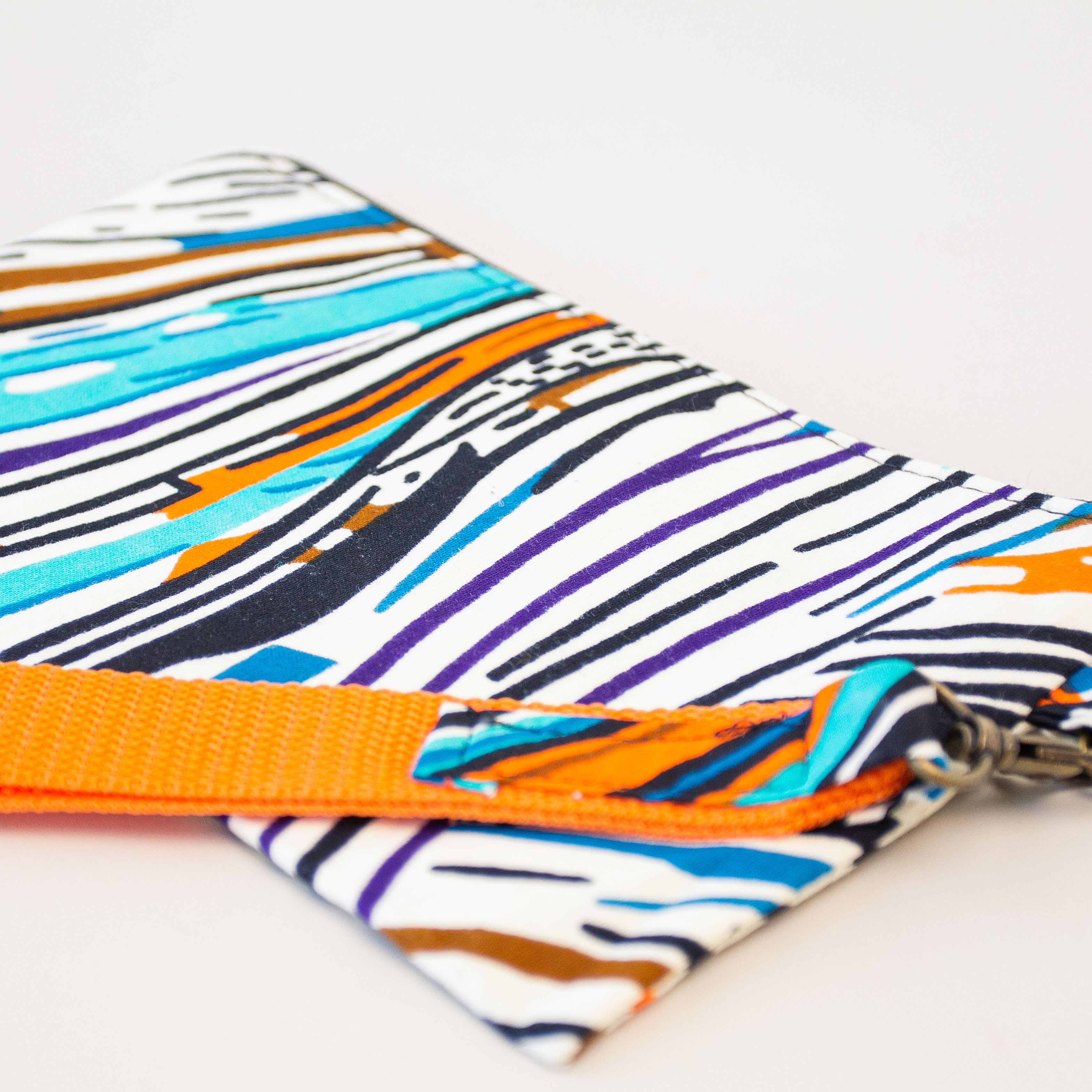 Uganda Wristlet - handmade by the women of Amani using Ugandan materials for a Fair Trade boutique