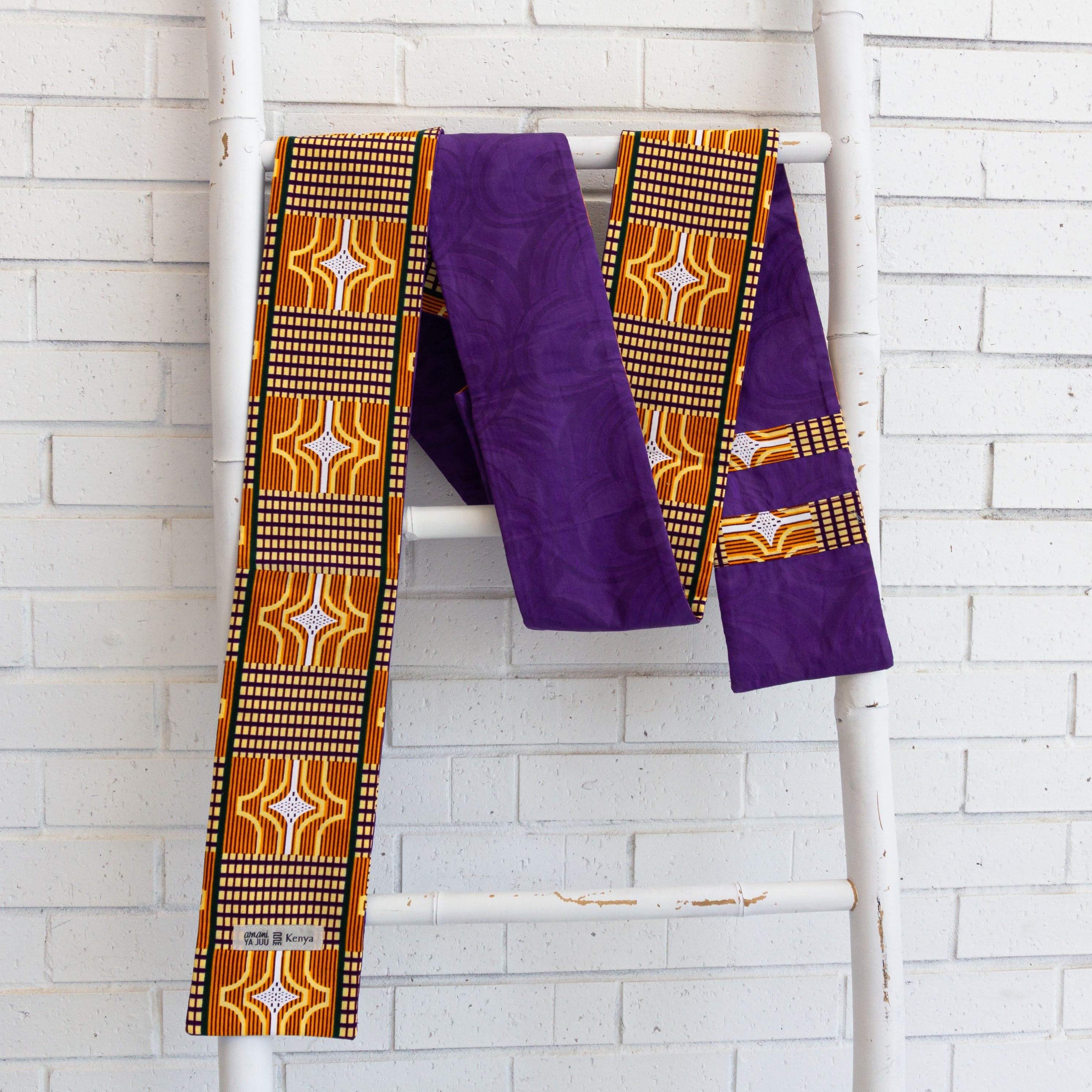 Kitenge Choir Stole - handmade using Kenyan textiles by the women of Amani Kenya for a Fair Trade social enterprise