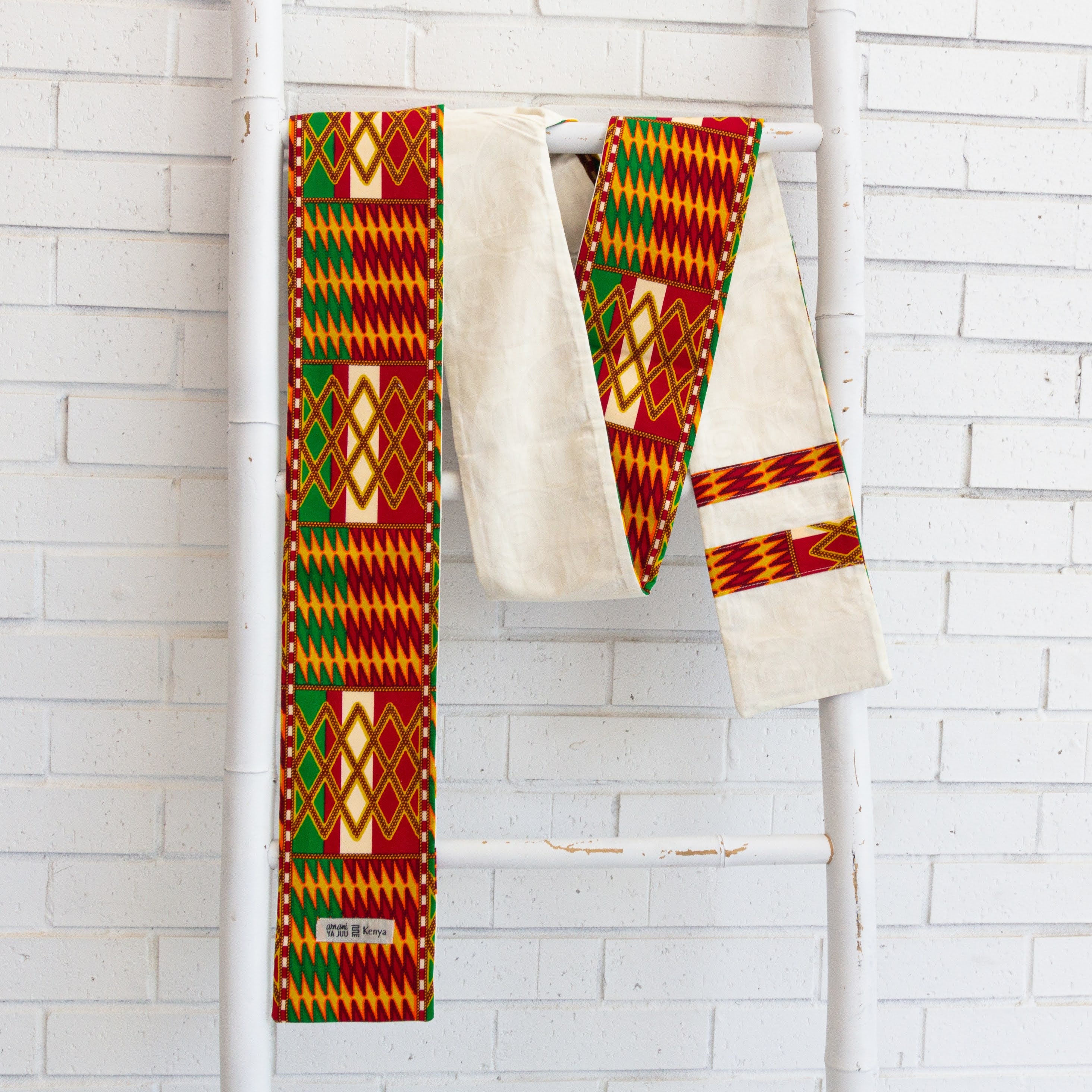 Kitenge Choir Stole - handmade using Kenyan textiles by the women of Amani Kenya for a Fair Trade social enterprise