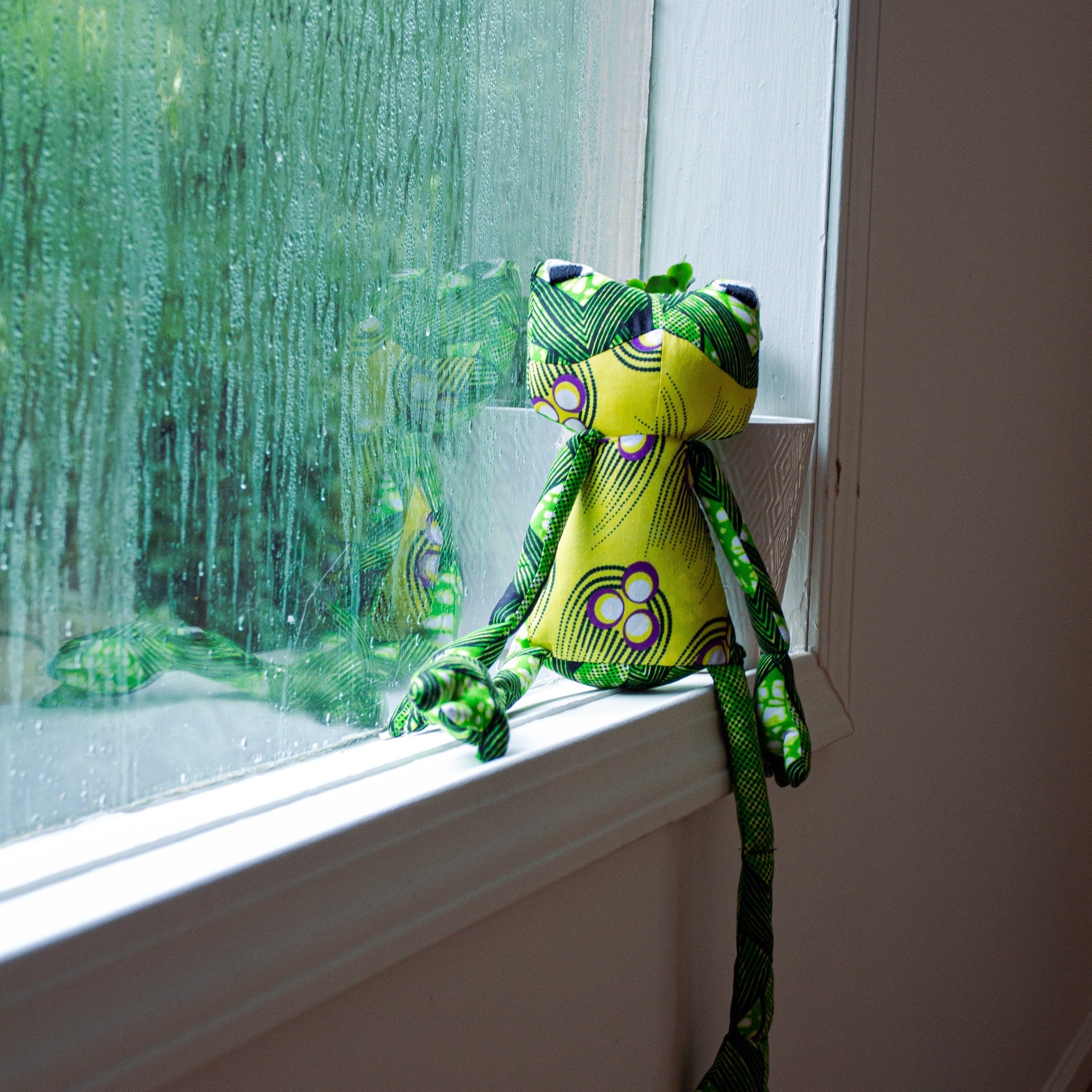 Frog Doll - Kenyan materials and design for a fair trade social enterprise