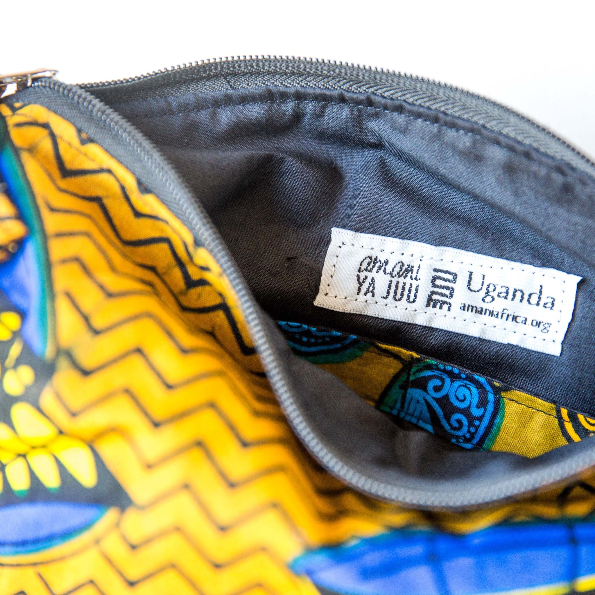 Mini Messenger Bag - Ugandan materials and design for a fair trade boutique