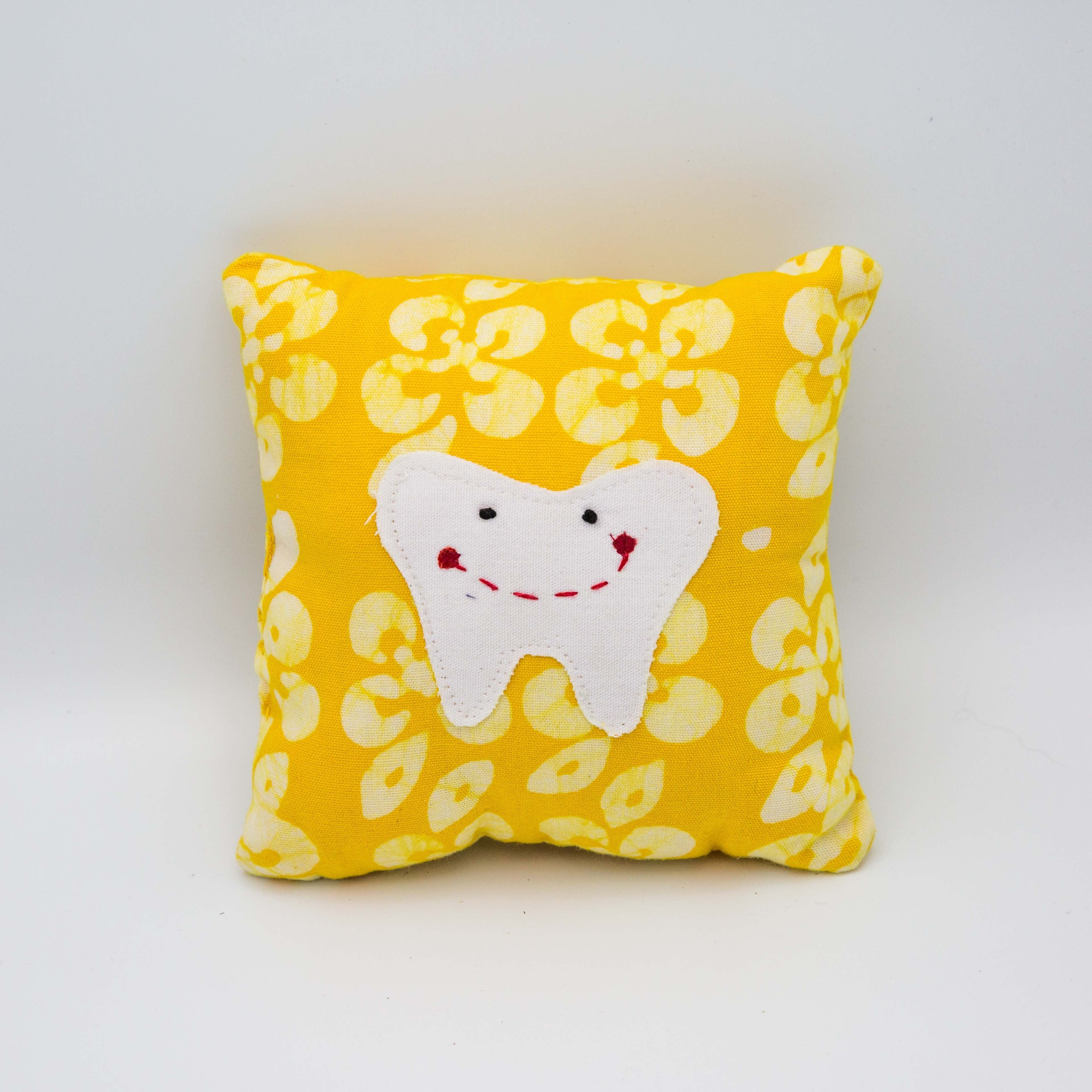 Tooth Pillow - Kenyan materials and design for a fair trade boutique