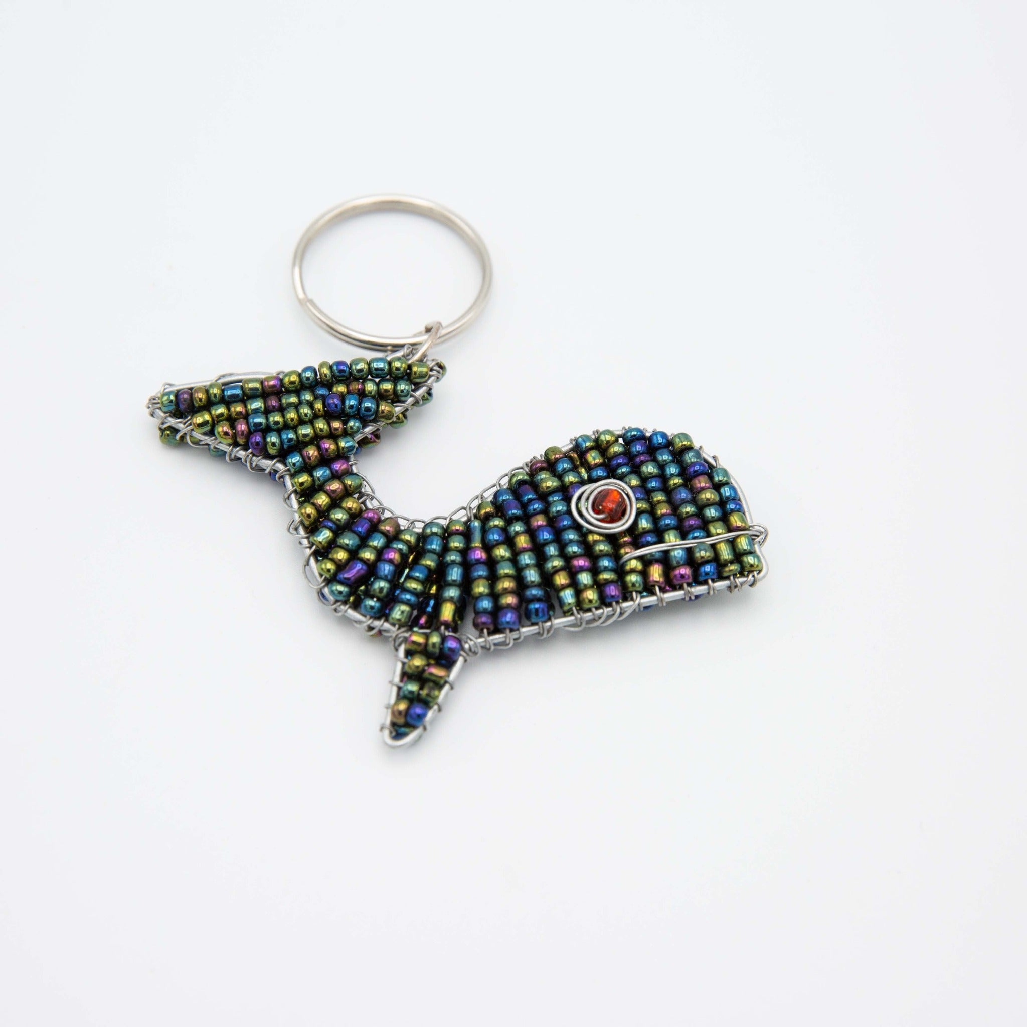 Beaded Keychains - Kenyan materials and design for a fair trade social enterprise