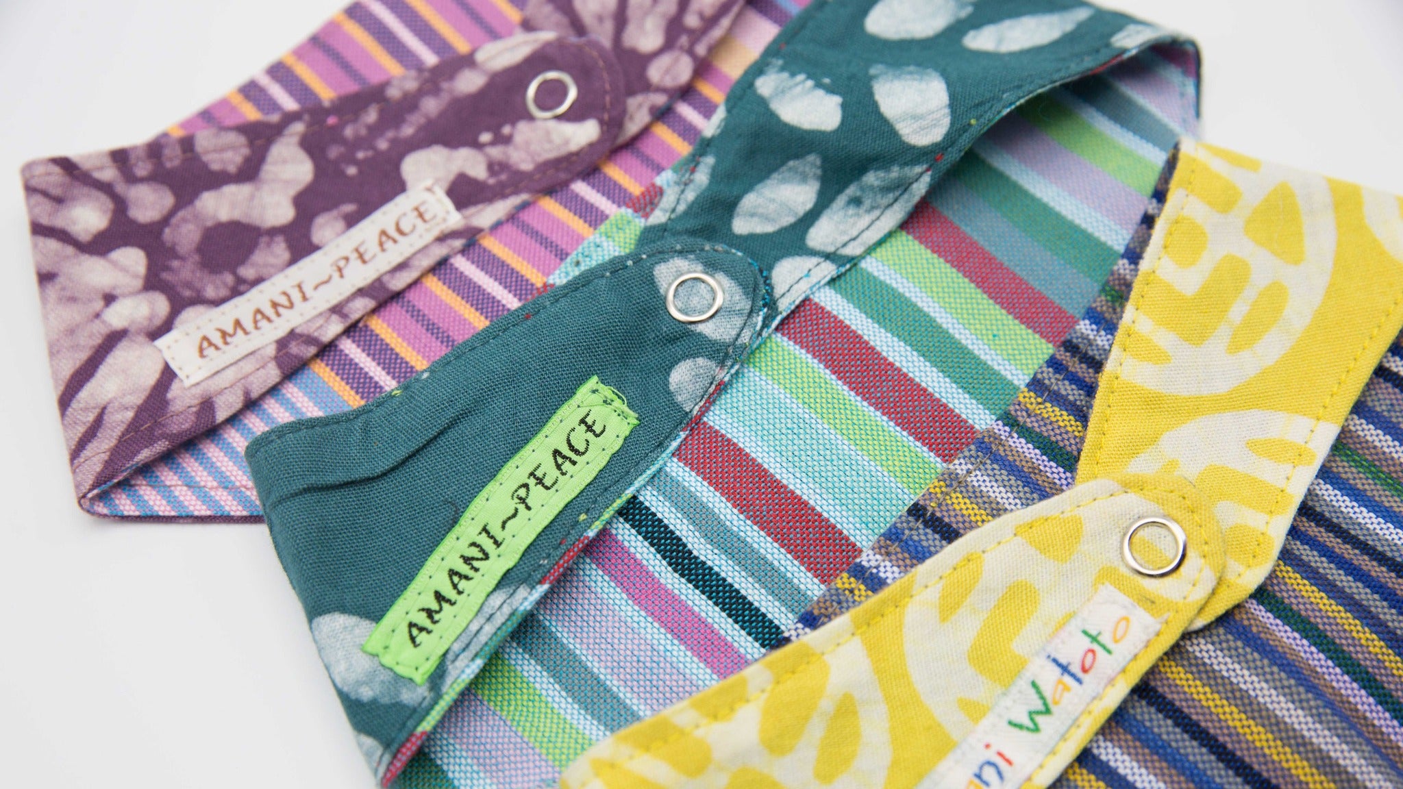 Hanky Bib - Kenyan materials and design for a fair trade boutique