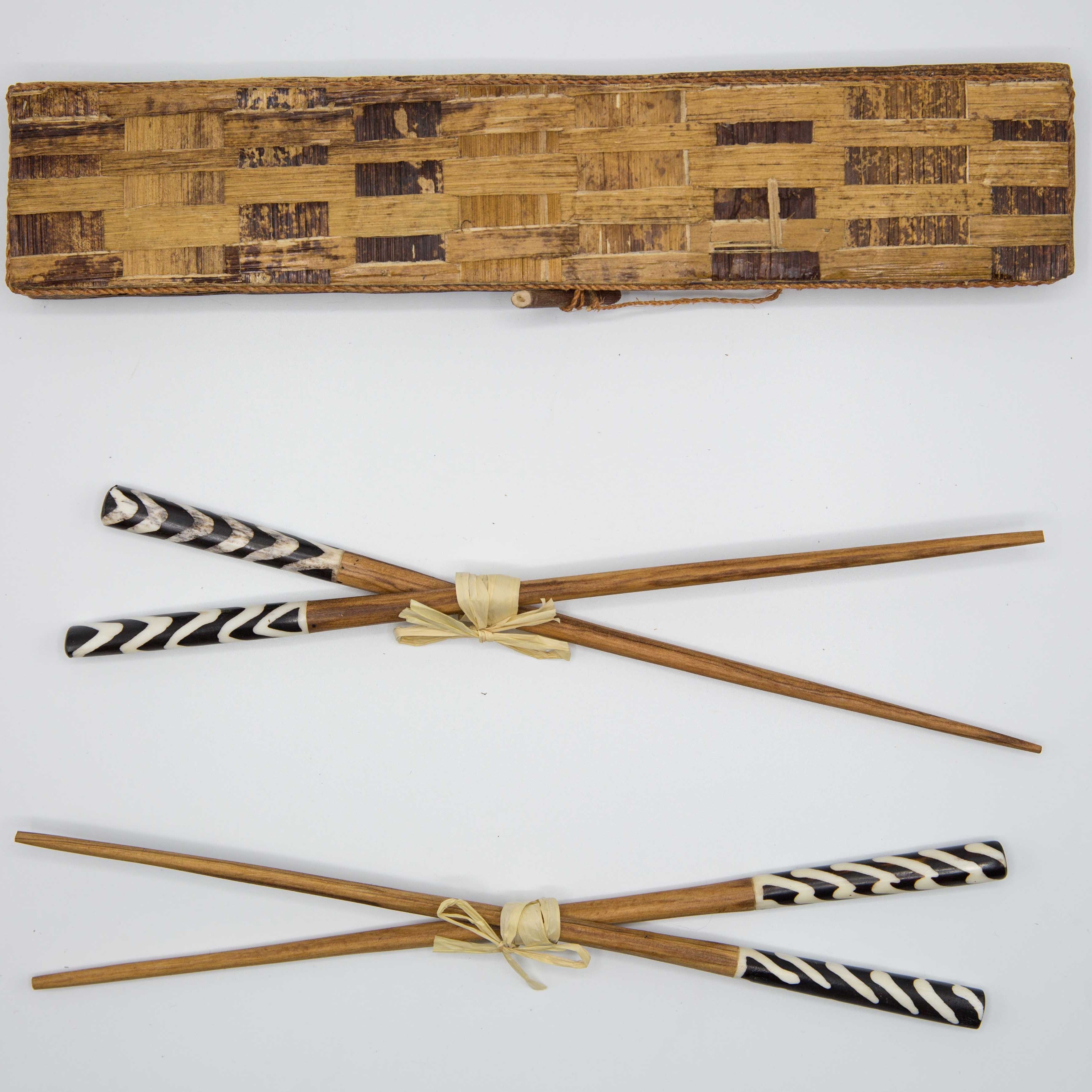 Olivewood & Bone Chopsticks - Kenyan materials and design for a fair trade social enterprise