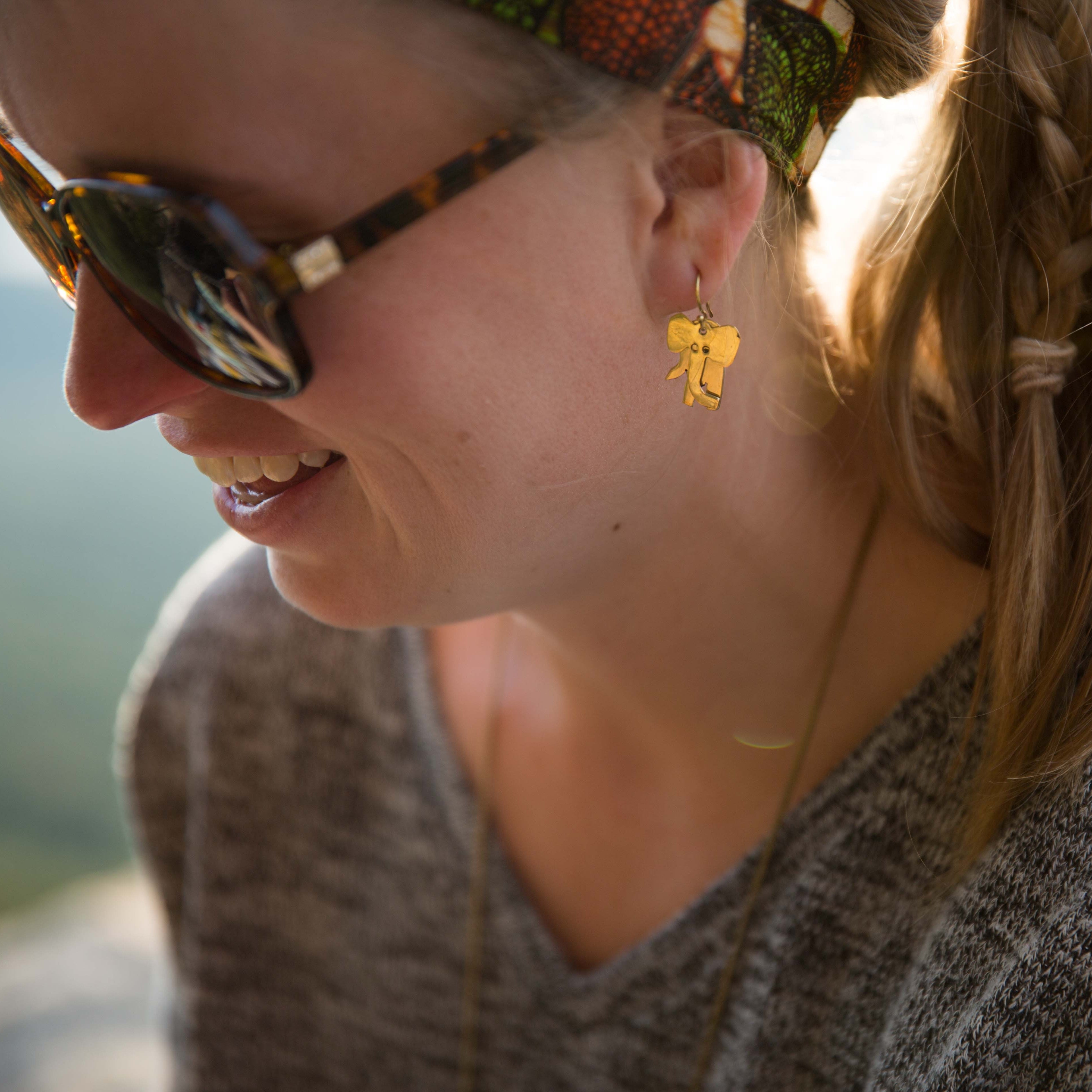 Animated Animal Earrings - Kenyan materials and design for a fair trade boutique