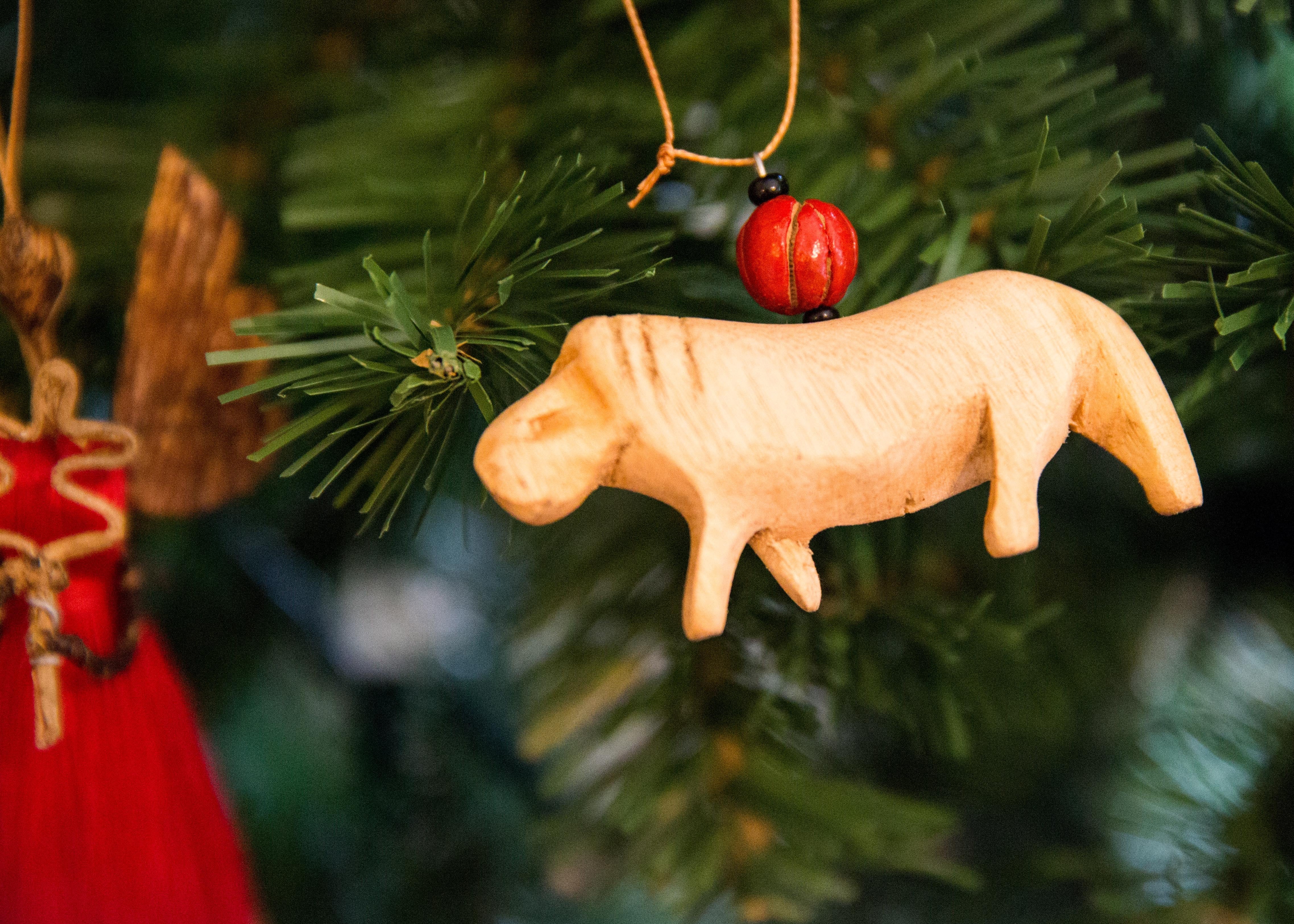 African Animals Ornament Set - Kenyan materials and design for a fair trade boutique