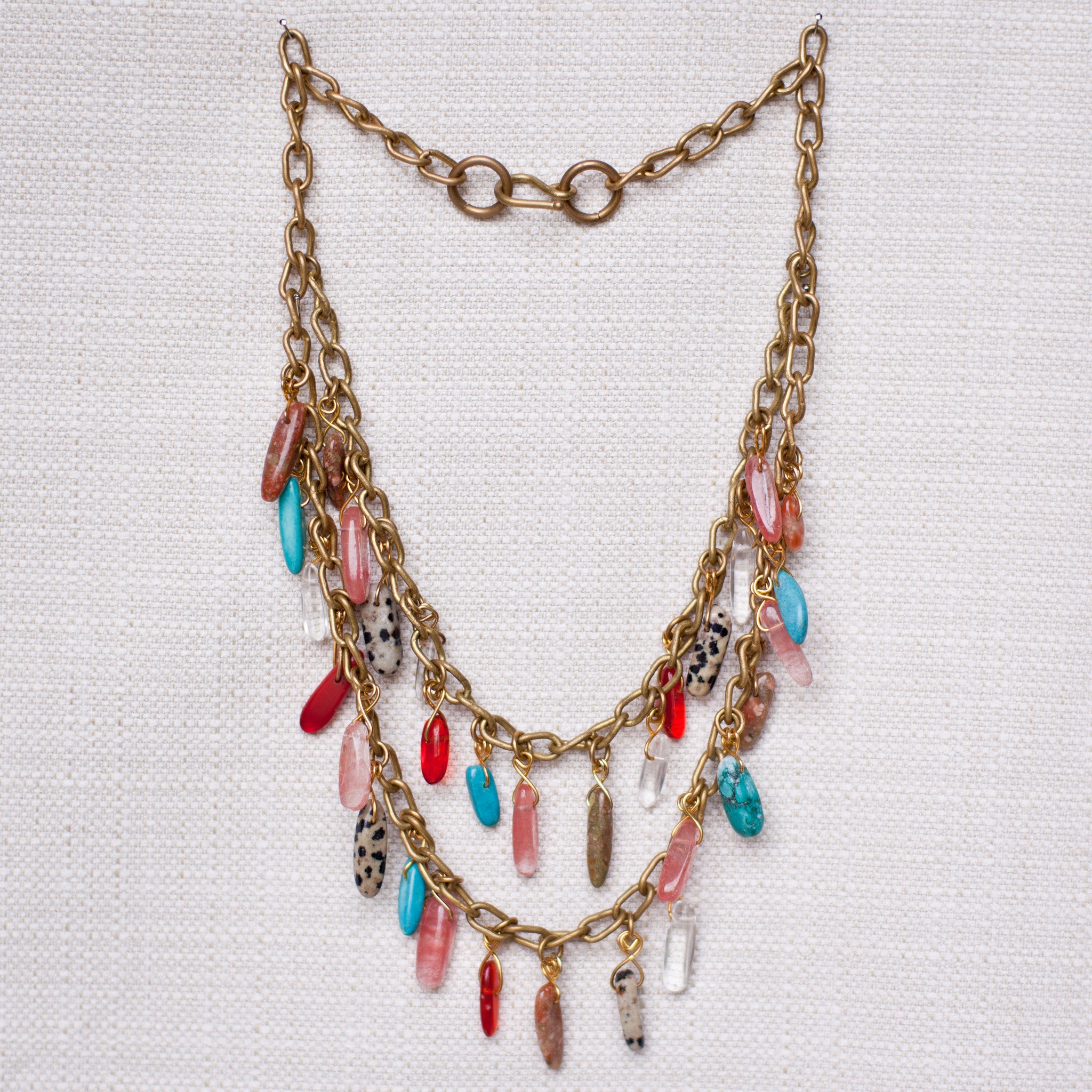 Sweet Stone Necklace - Kenyan materials and design for a fair trade boutique