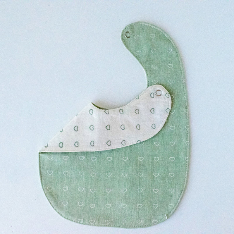 Watoto Baby Bib - Kenyan materials and design for a fair trade boutique