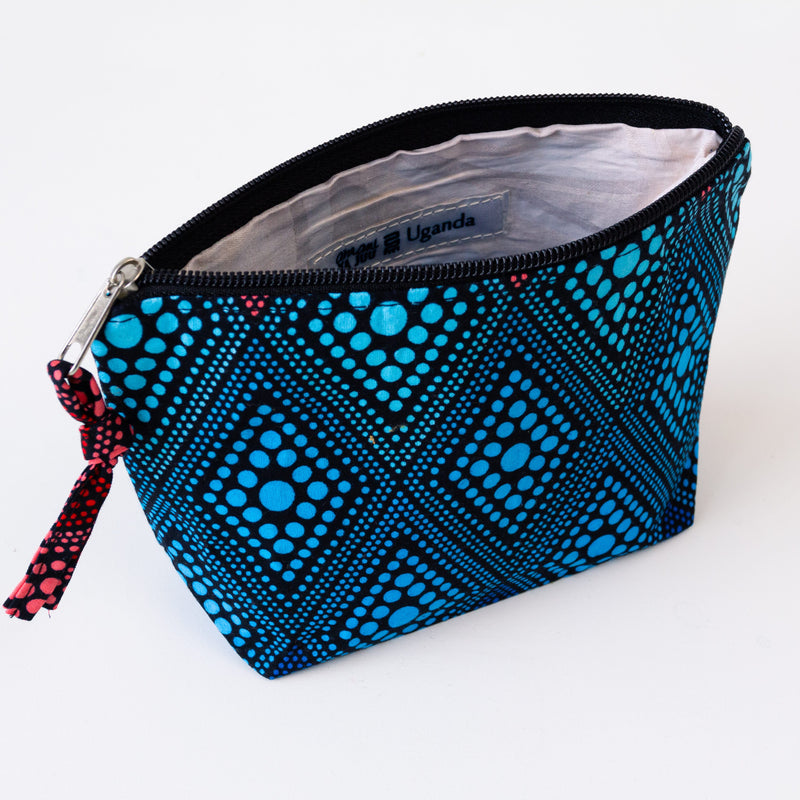 Cosmetic Case - handmade by the women of Uganda using local materials for a Fair Trade boutique