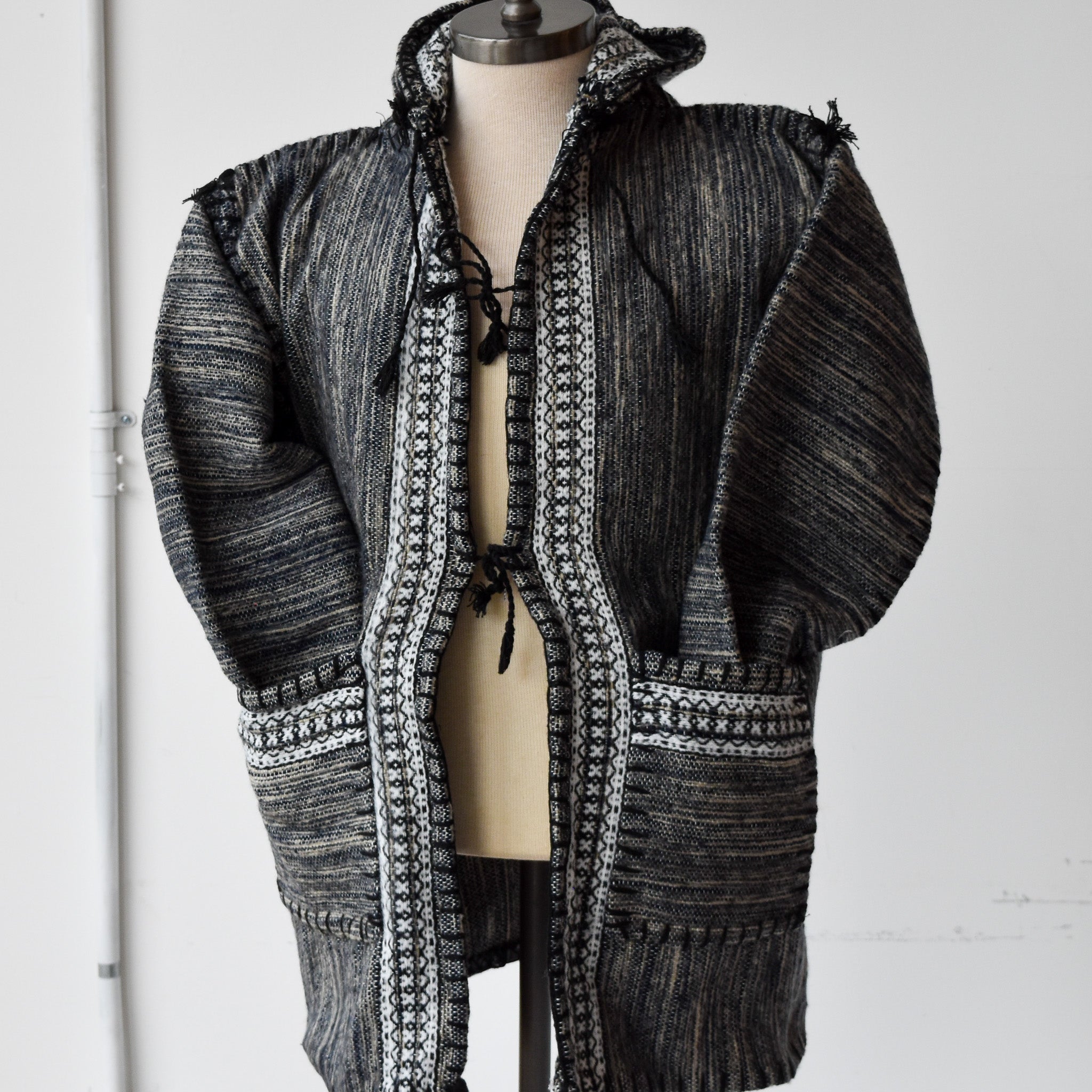 North African Kashabia Jacket--wool jacket made for a fair trade boutique