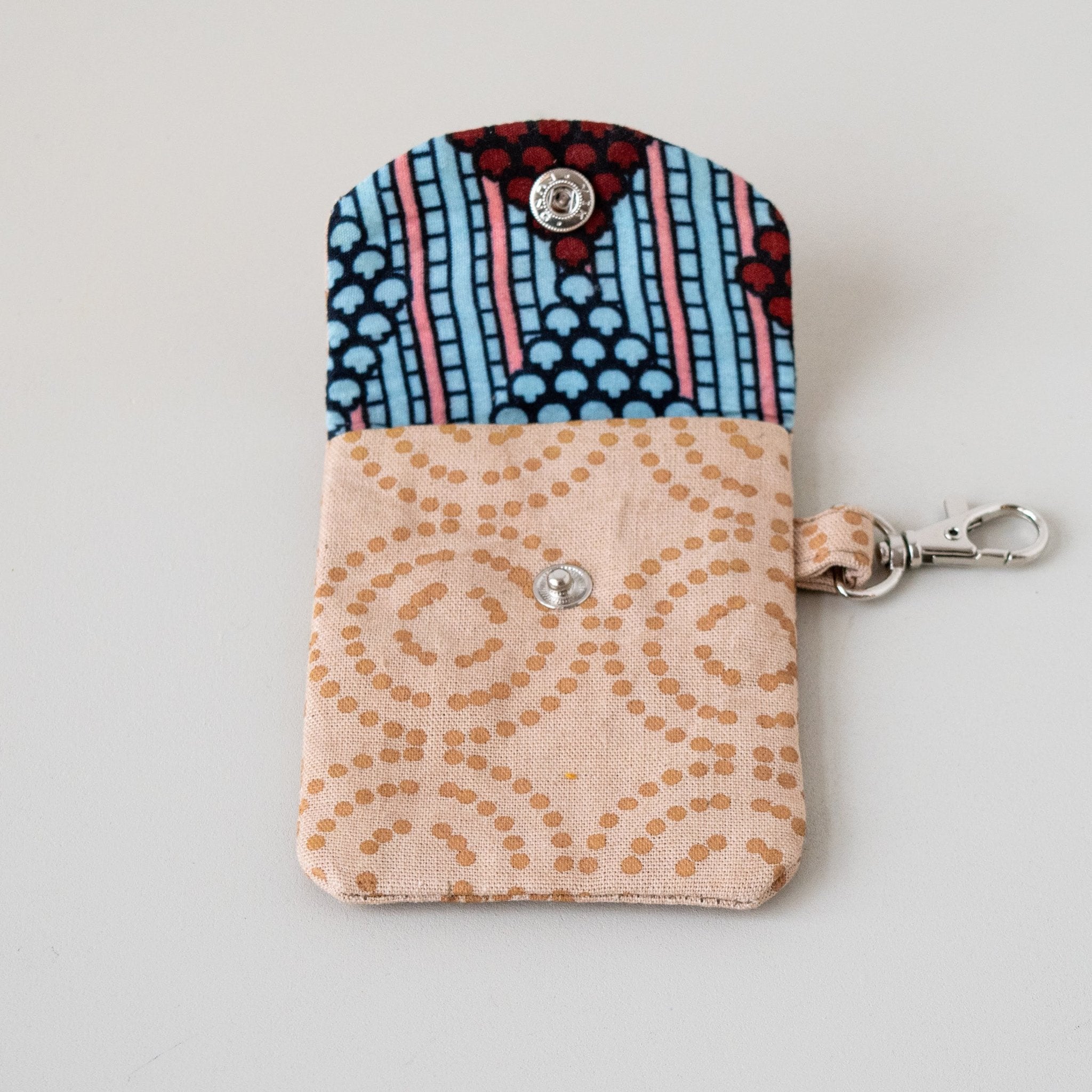 ID Pouch-handmade by the women of Amani Kenya for a fair trade boutique.