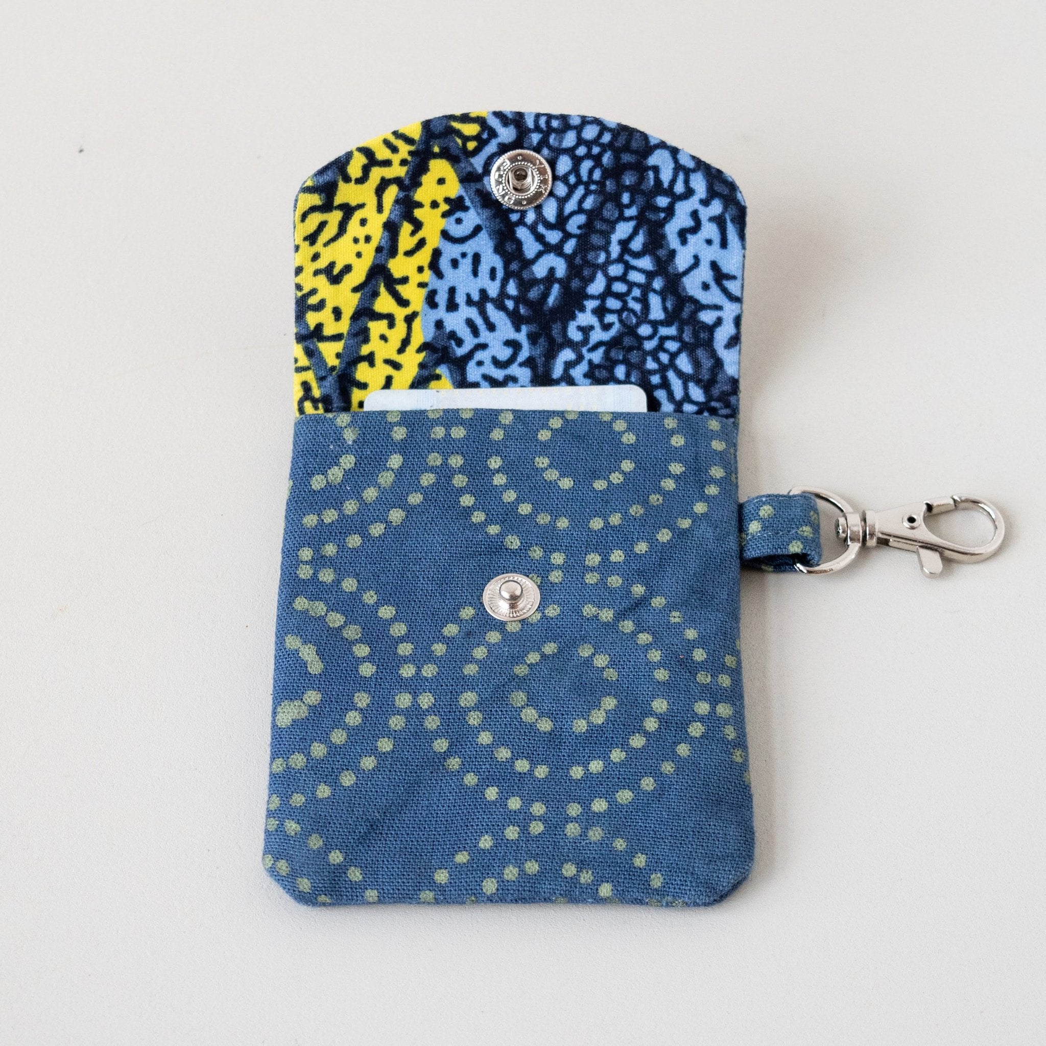 ID Pouch-handmade by the women of Amani Kenya for a fair trade boutique.