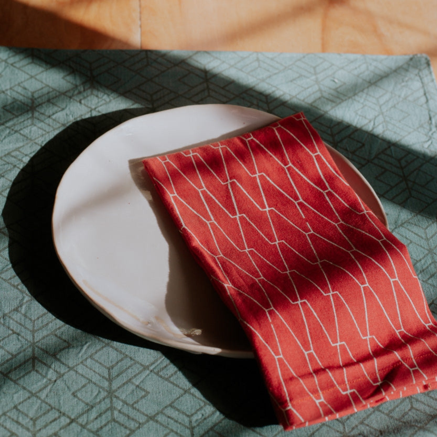 Placemat Set - handmade by the women of Amani Kenya for a Fair Trade social enterprise